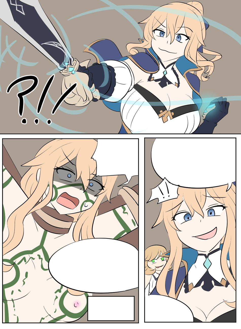 Genshin TSF: Imposter page 49 featuring jean gunnhildr genshin impact parody - transformation bondage hentai manga - read online free