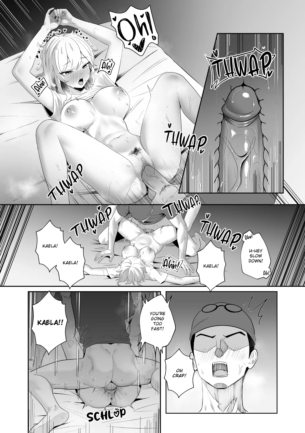 HALU OVERDOSE page 15 featuring kaela kovalskia hololive parody - sweating kissing hentai manga - read online free