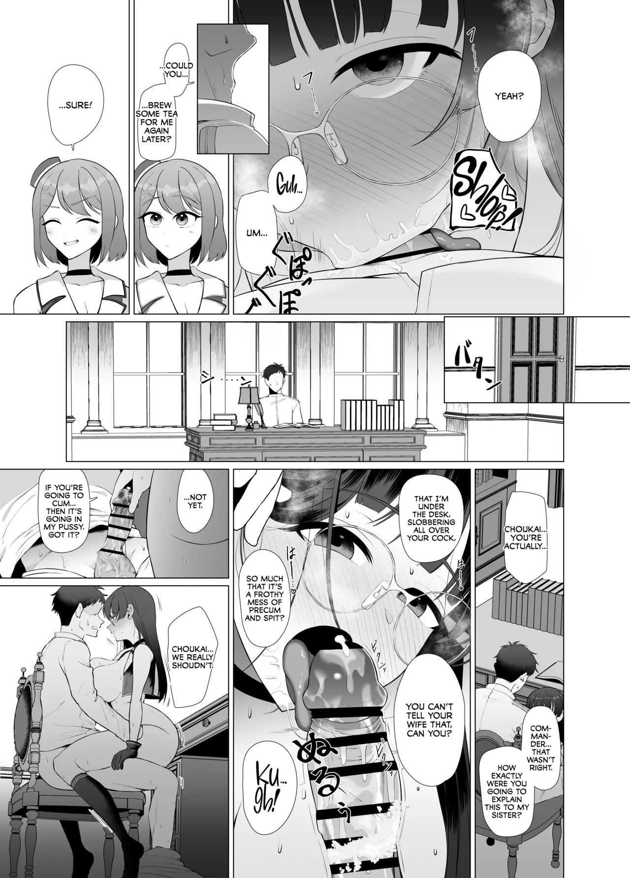 Watashi ga Kowareta Hi ~Chokai ga Teitoku to Ninshinsuru page 12 featuring choukai kantai collection parody - big breasts glasses hentai manga - read online free