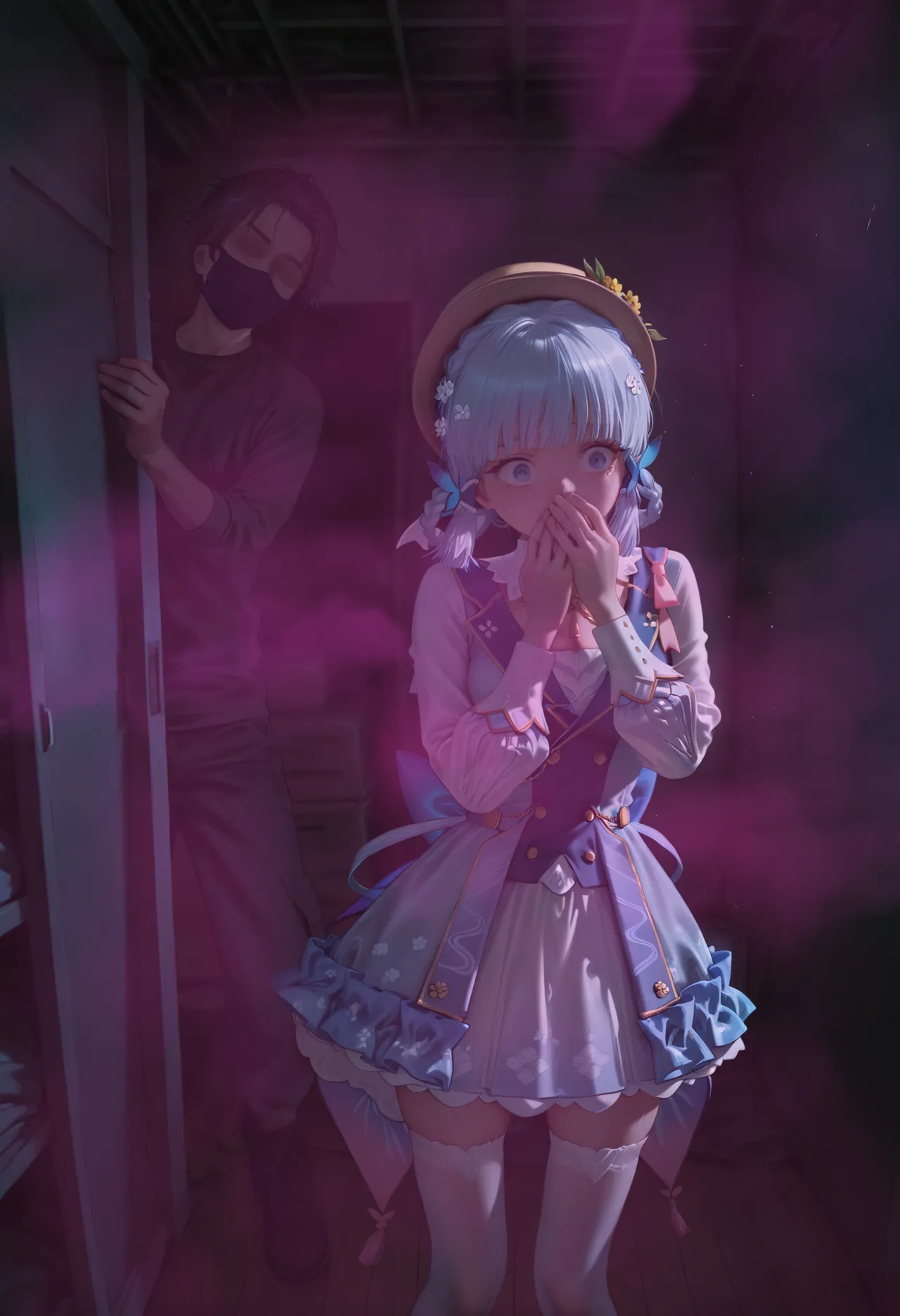 Page 9 of [MISAAKI] 神里綾華 睡姦? [AI Generated]
