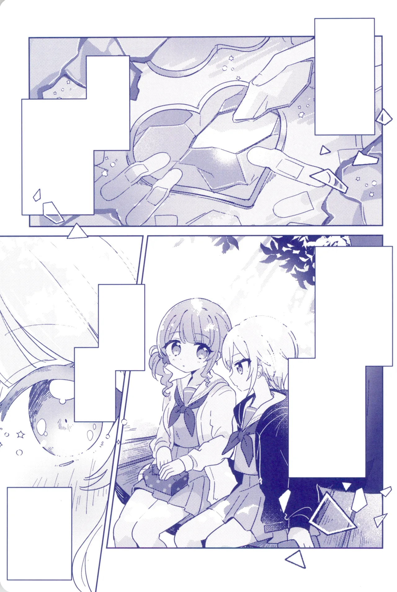 Watashitachi no Kouten, Taikakusen de Tsunaide page 19 featuring honami mochizuki project sekai parody - females only schoolgirl uniform hentai manga - read online free