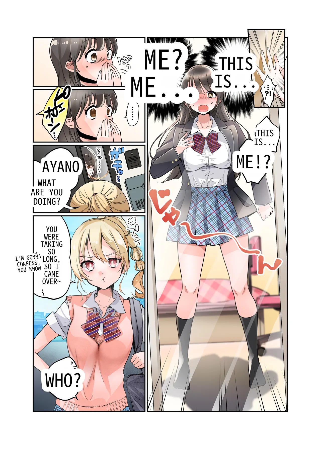 Boku ga JK ni Natte Shiawase ni Naru Hanashi | The Story of How I Became a High School Girl and Became Happy page 14 original parody - big breasts unusual pupils hentai manga - read online free