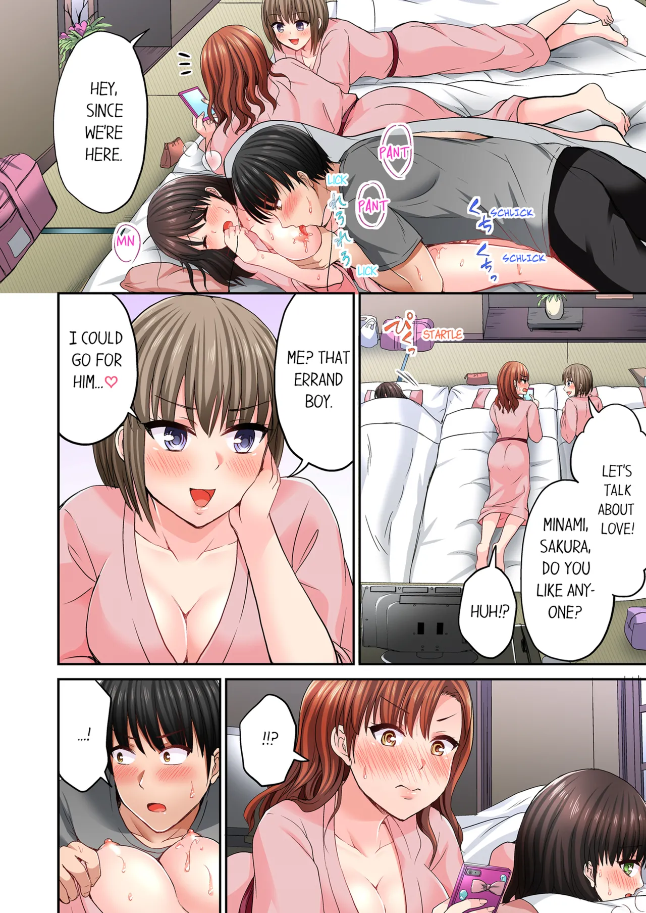 Pashiri no Shita Teku, Yabaitte... ~ Ebi Sori Iki Suru Namaiki Gyaru | Bullied Boy's Tongue Revenge Vol.1-2 page 114 - kissing virginity hentai manga - read online free
