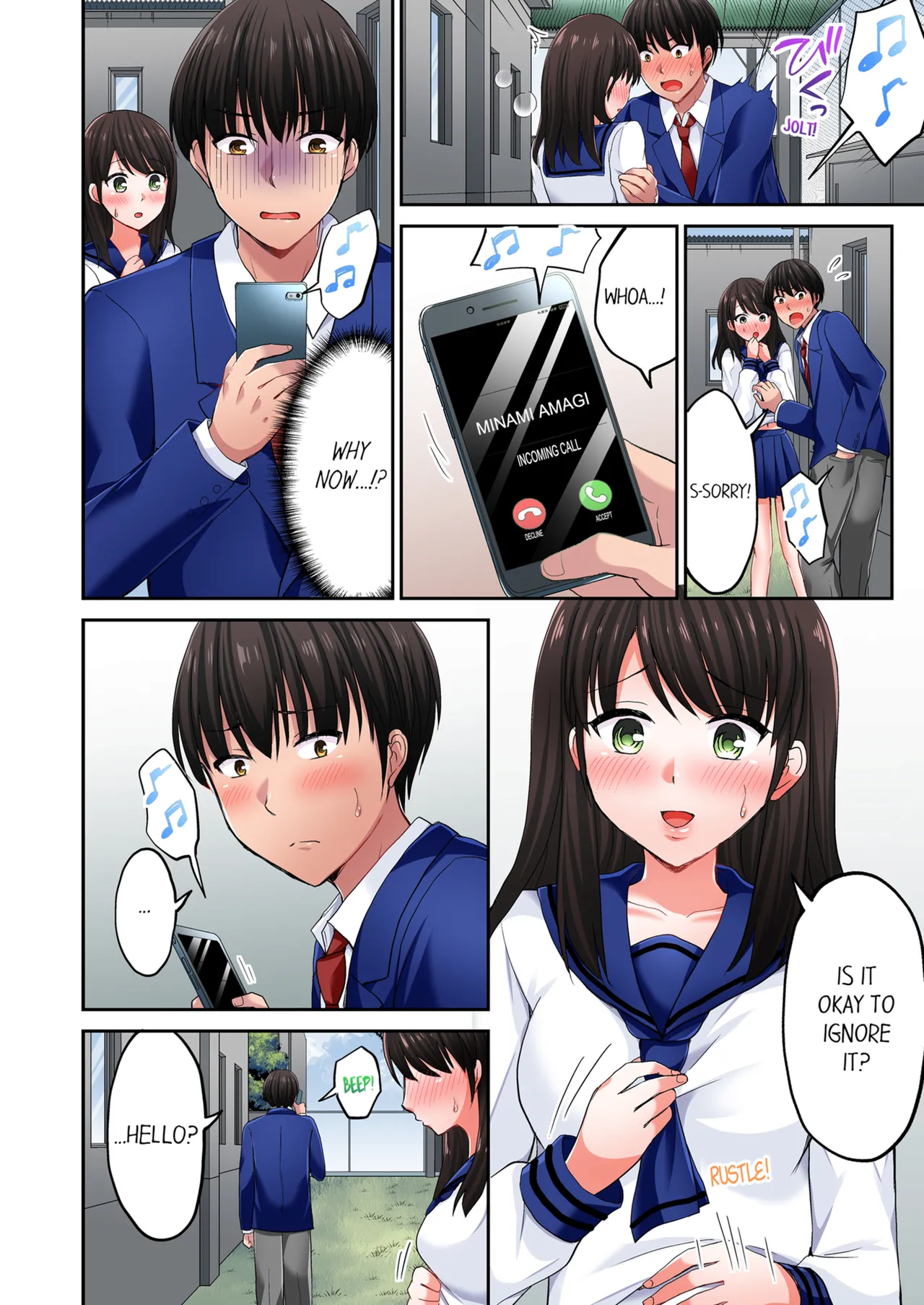 Pashiri no Shita Teku, Yabaitte... ~ Ebi Sori Iki Suru Namaiki Gyaru | Bullied Boy's Tongue Revenge Vol.1-2 page 57 - kissing virginity hentai manga - read online free