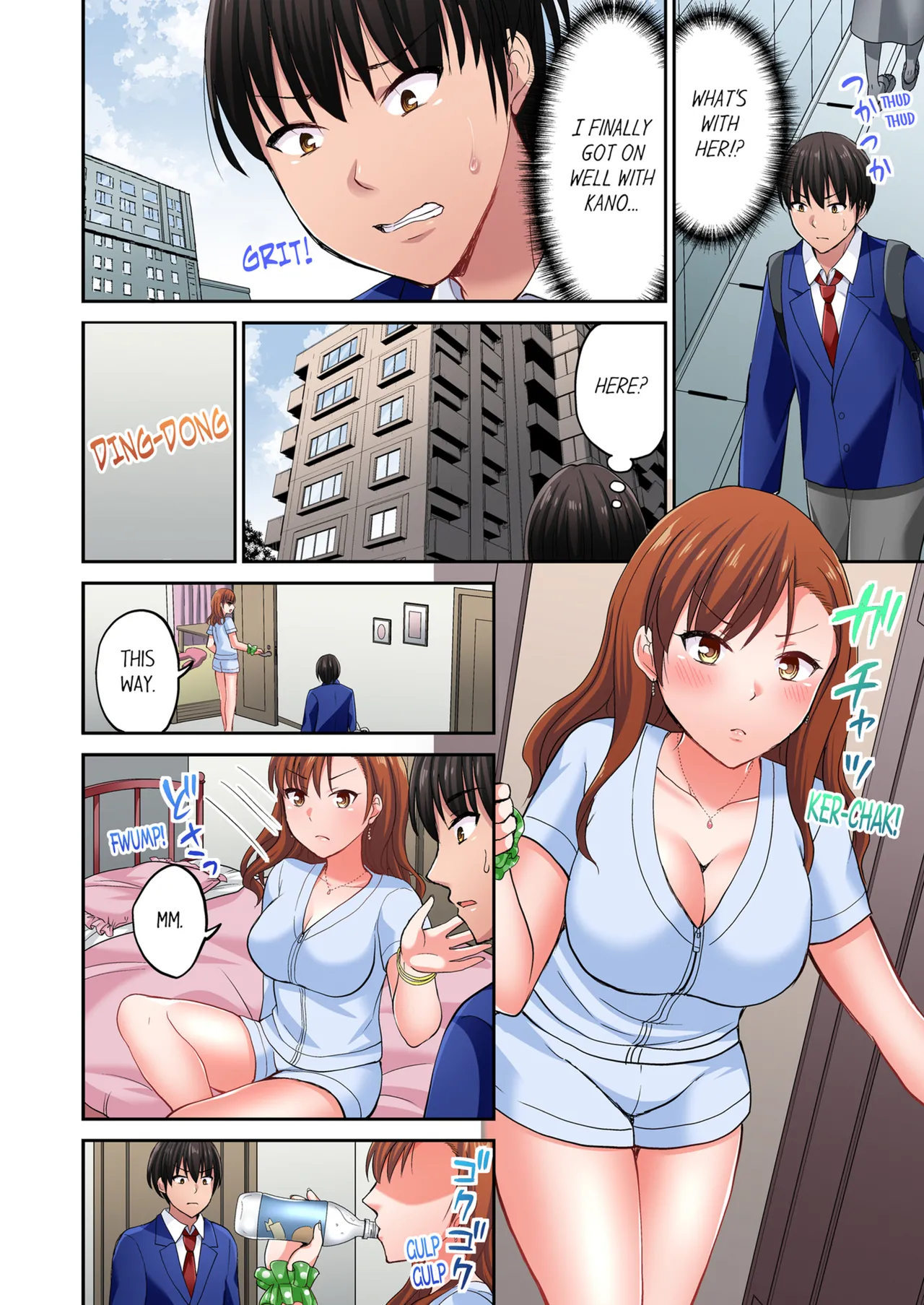 Pashiri no Shita Teku, Yabaitte... ~ Ebi Sori Iki Suru Namaiki Gyaru | Bullied Boy's Tongue Revenge Vol.1-2 page 59 - kissing virginity hentai manga - read online free