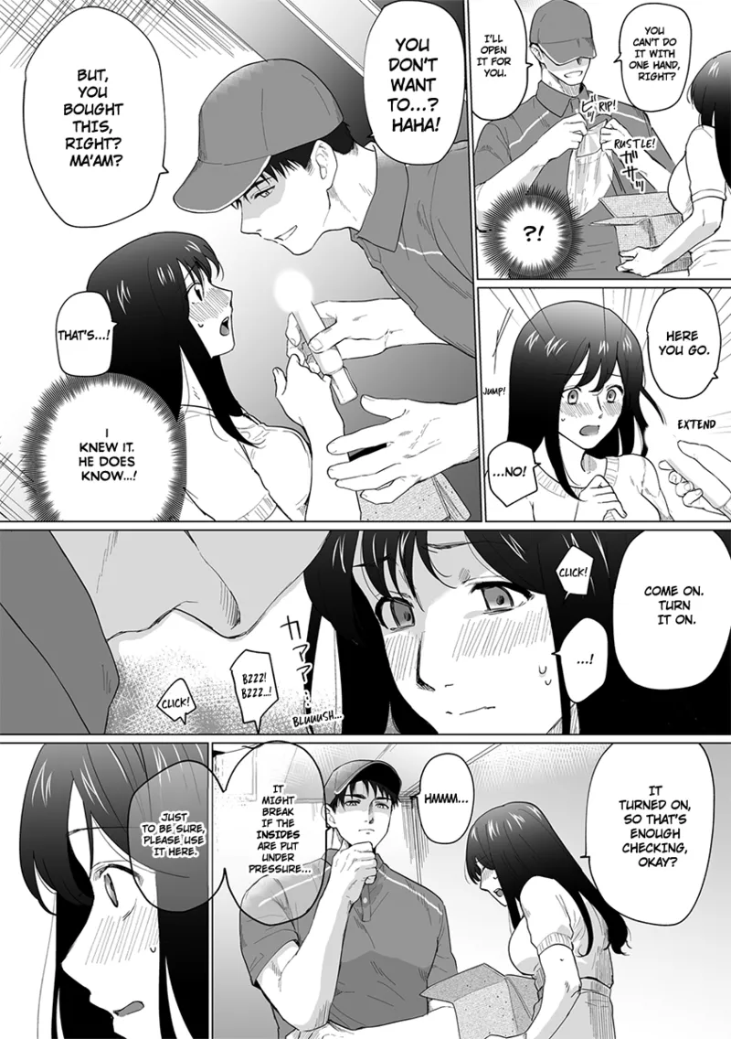 [Matsukawa Kiiro] Oku-san, Nimotsu ga Todoiteimasu. ~Takuhai Danshi ni Semarareru Hitozuma~ 1 | Ma'am, You Have a Package! The Housewife Who's Seduced by the Delivery Man 1 [English] page 24 - milf kissing hentai manga - read online free