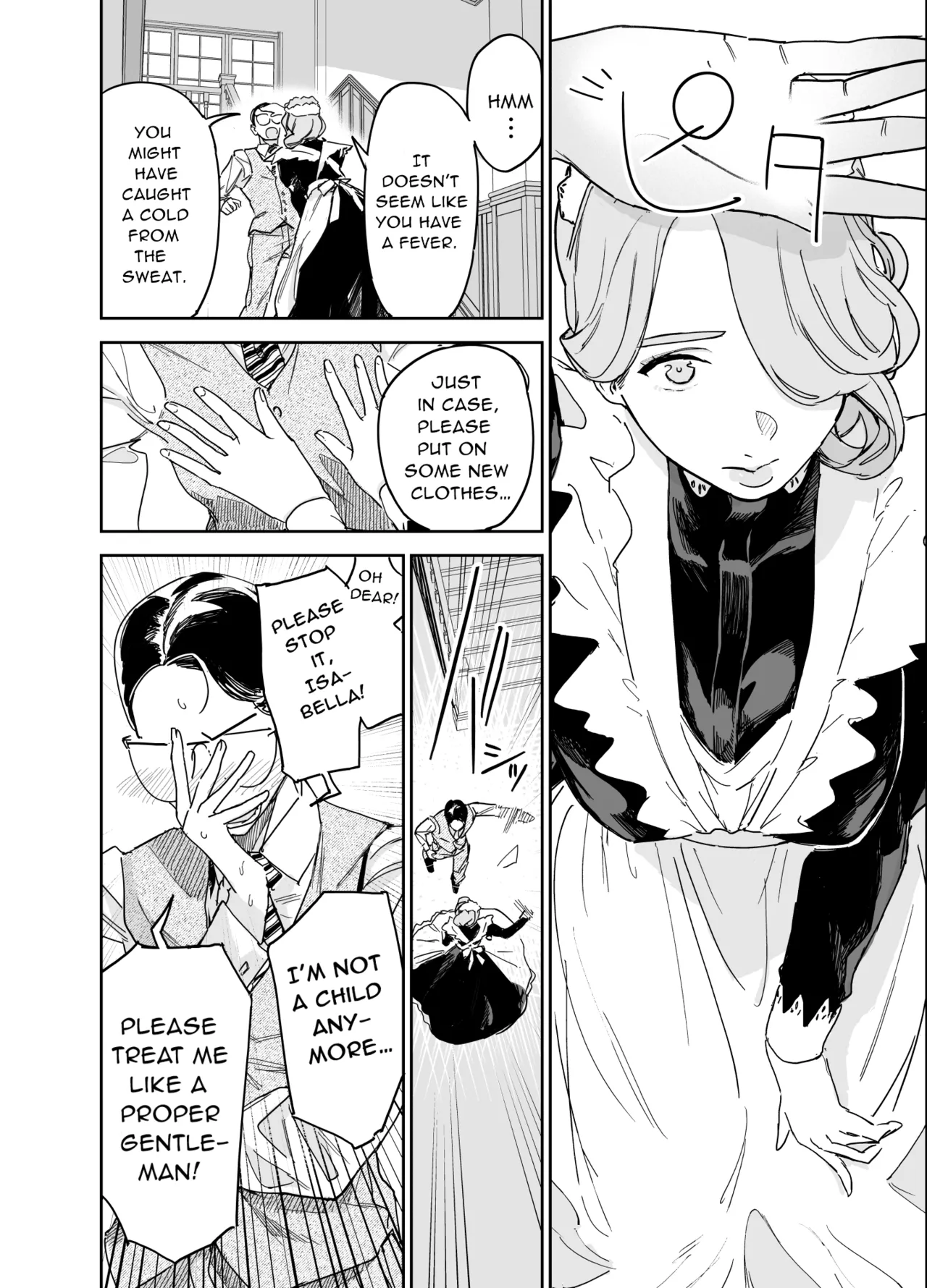 [F no Kottoubako (Onizuka Frill)] Boku no Nurse Maid Isabella no Fudeoroshi ~Ochichi ga Goshomou nara Tanezuke kudasaimashi~ | My Nursemaid Isabella's First Time ~ If You Desire, Please Impregnate Me ~ [English] page 10 original parody - sole female sole male hentai manga - read online free