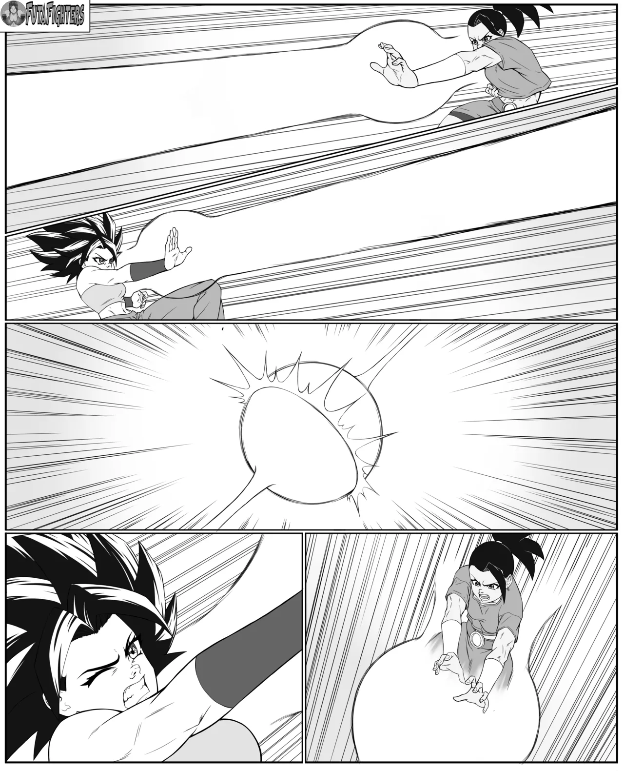 Caulifla vs Kale FutaFighters ongoing - Page 11