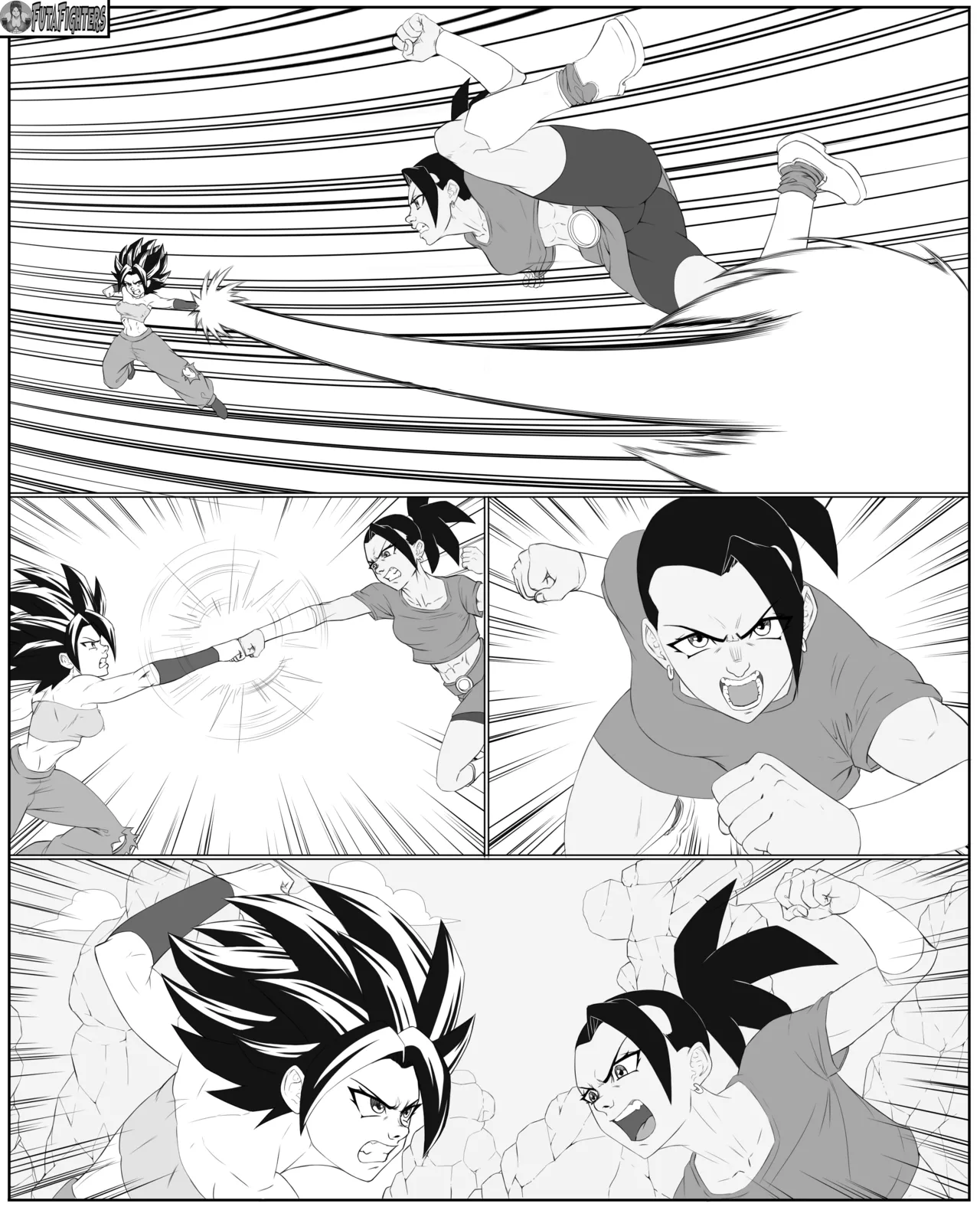 Caulifla vs Kale FutaFighters ongoing - Page 28