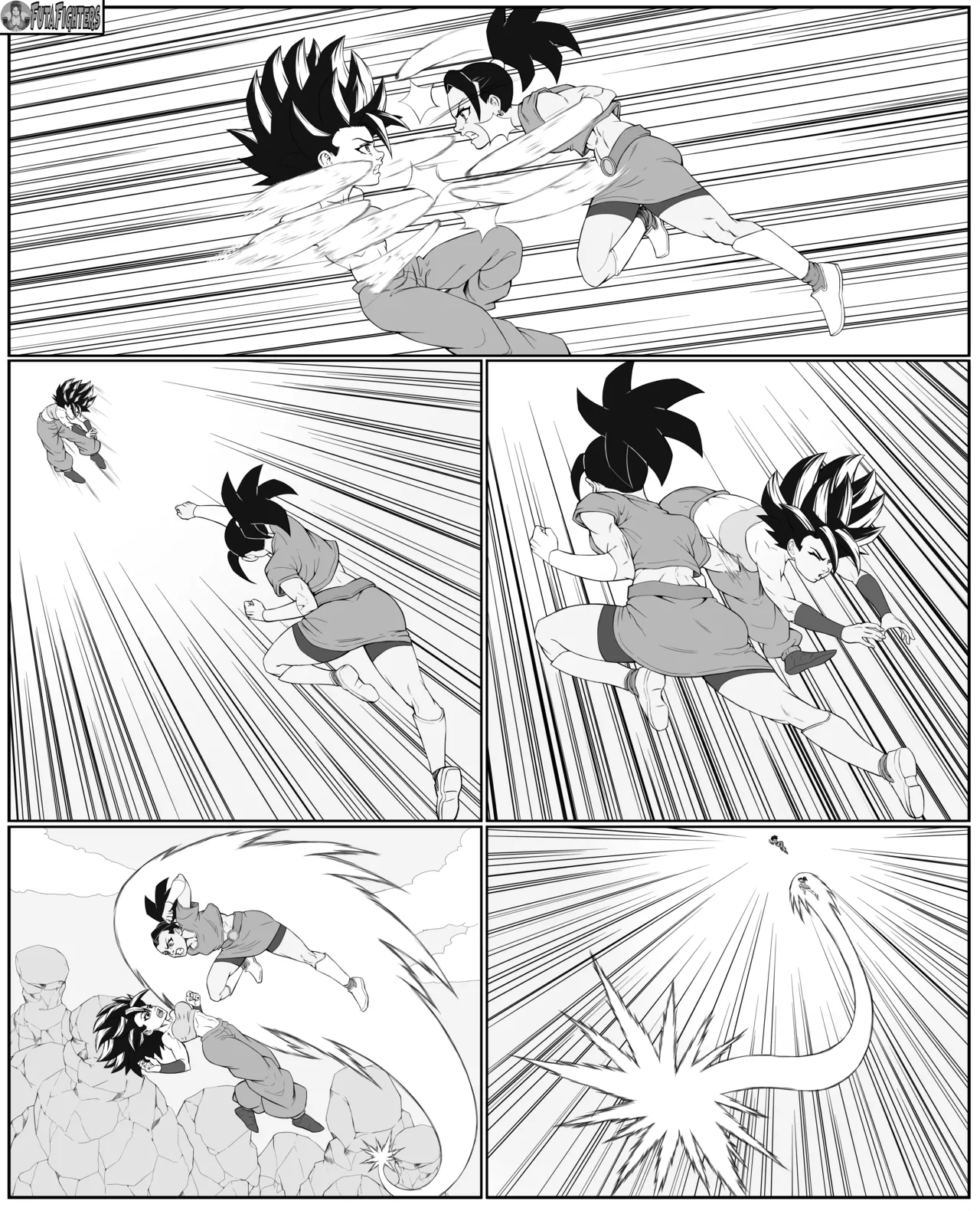 Caulifla vs Kale FutaFighters ongoing - Page 8