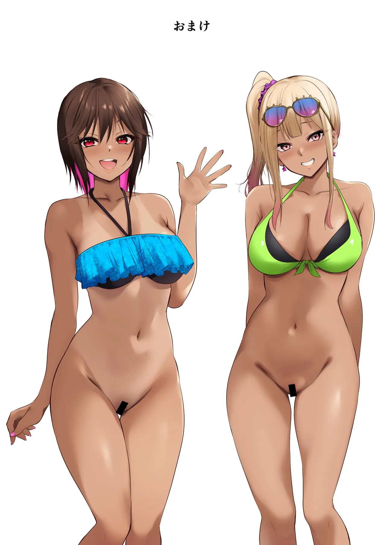 Umi no Ie de Baito shitetara Kuro Gyaru Doukyuusei ni Gyaku Nan sarete Asedaku Doutei Sotsugyou shita Natsu no Hi page 33 original parody - virginity swimsuit hentai manga - read online free