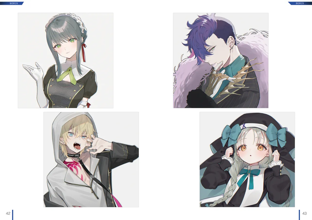 [Nameless] DeepOne -Ryoukai Shinpan- Artworks Setting Materials page 23 - artbook hentai manga - read online free