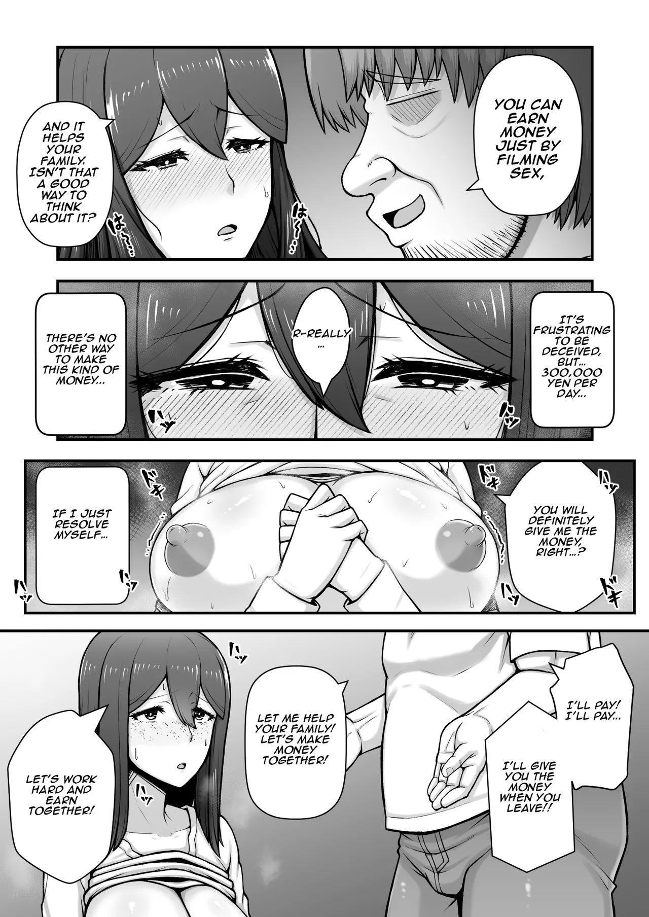 Okusan ga Kinyoku Ochisuru Dosukebe Zuma deshita | She was a lewd housewife who falls into depravity for money page 10 original parody - sole female sole male hentai manga - read online free