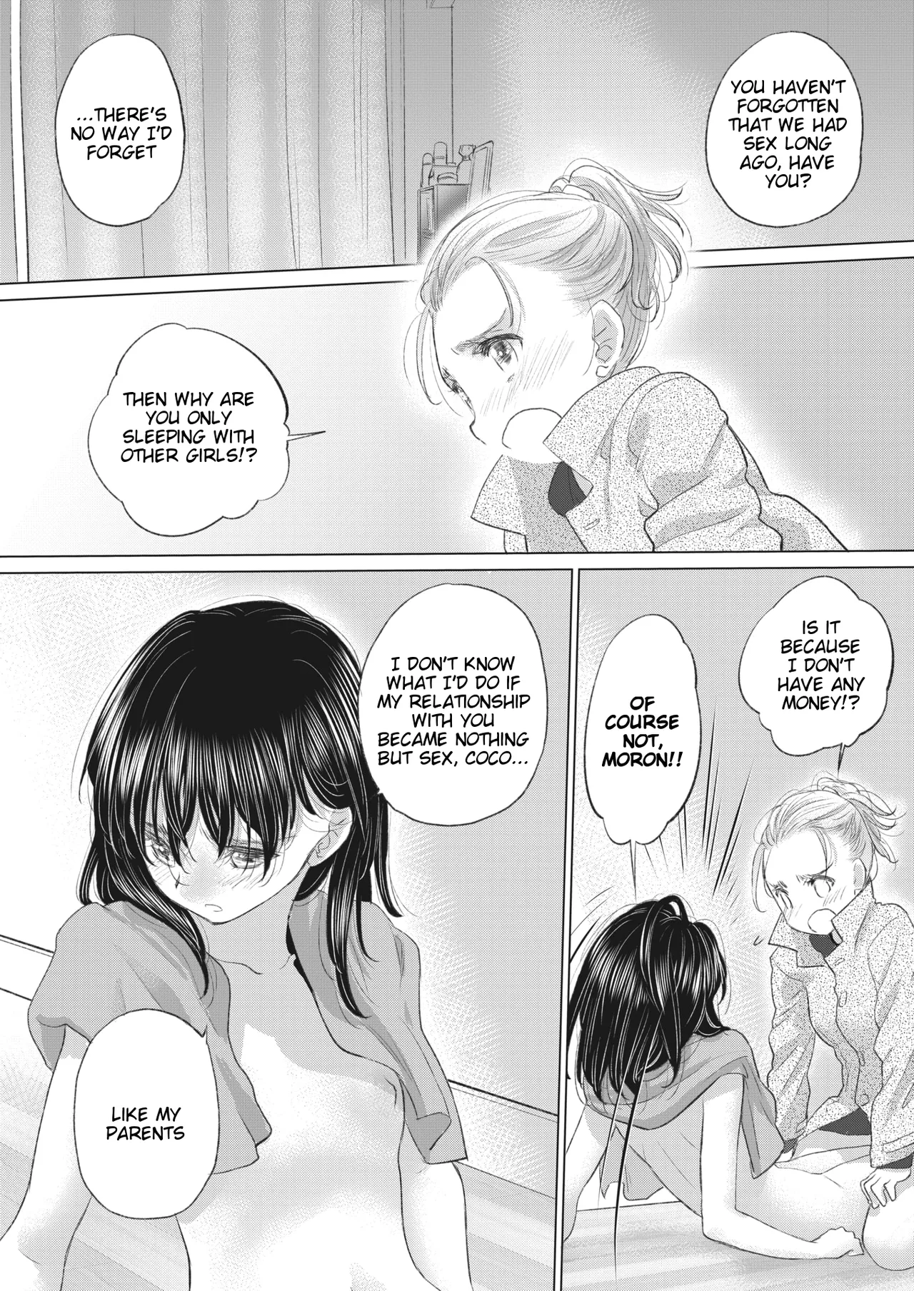 [Kurogane Kenn] Tae-chan to Jimiko-san | Tae-chan and Jimiko-san Ch. 32 (COMIC HOTMILK 2023-03) [English] [Digital] page 9 - hairy yuri hentai manga - read online free