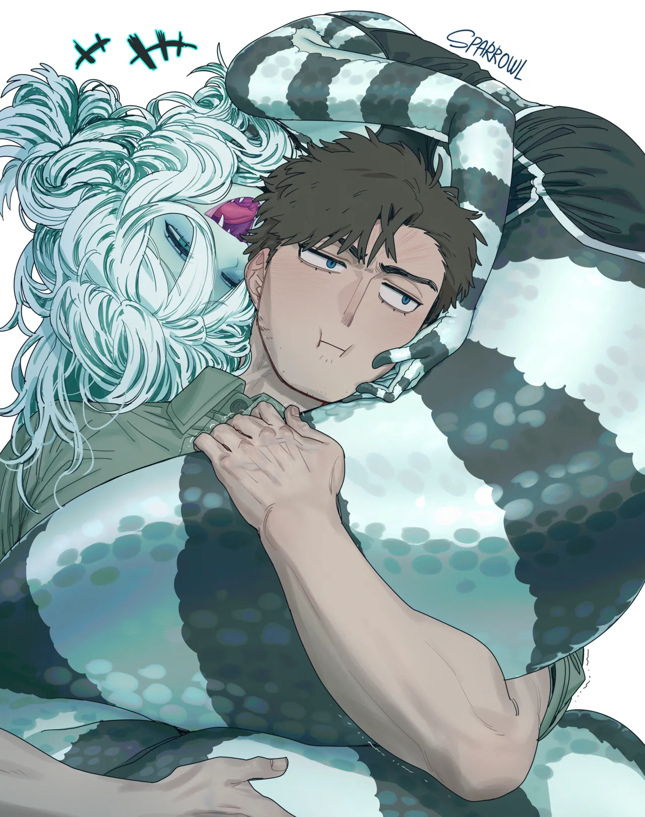 Good Night page 11 original parody - big breasts monster girl hentai manga - read online free