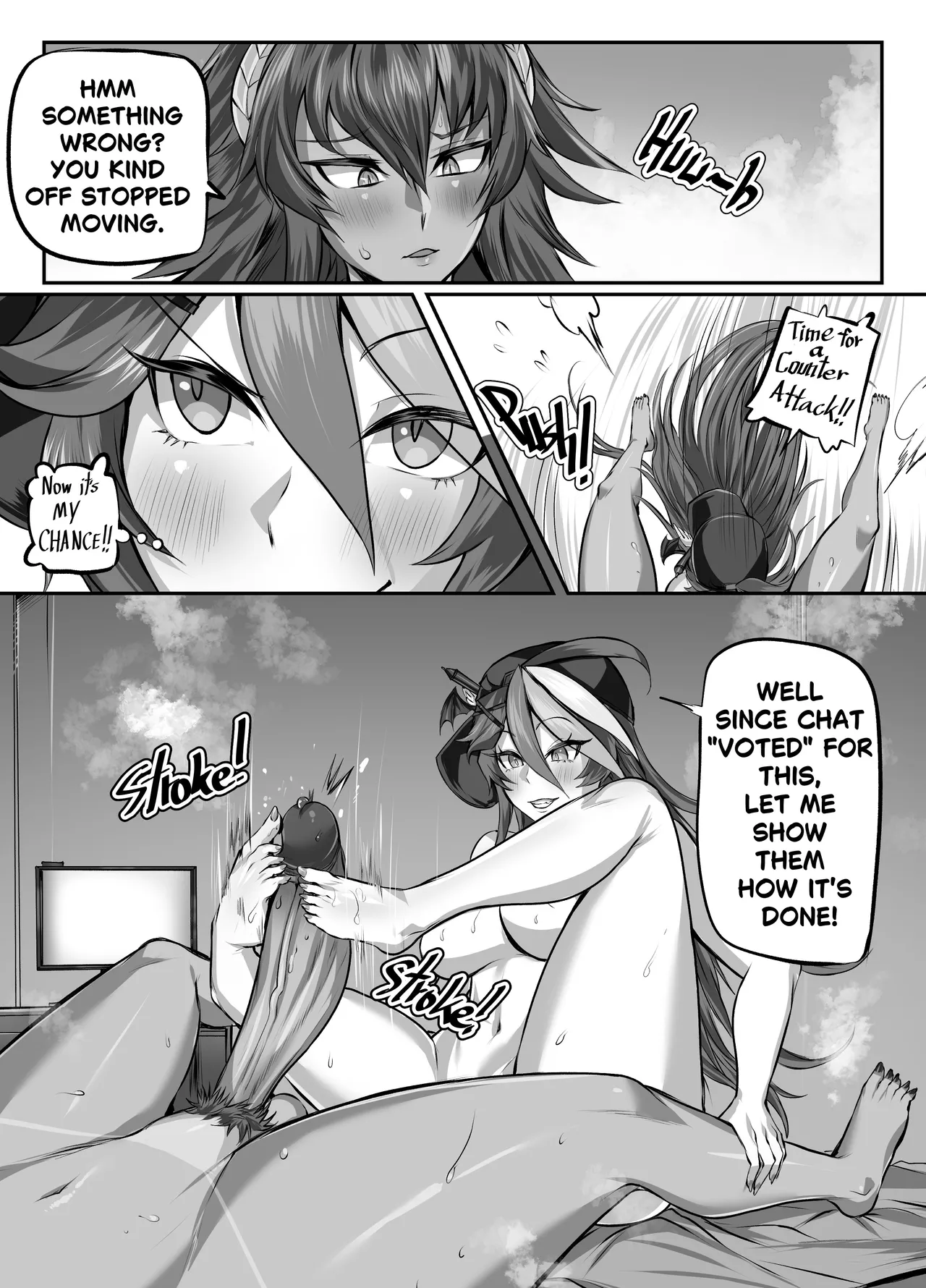 Vtubers Collab page 11 featuring zentreya - futanari wings hentai manga - read online free
