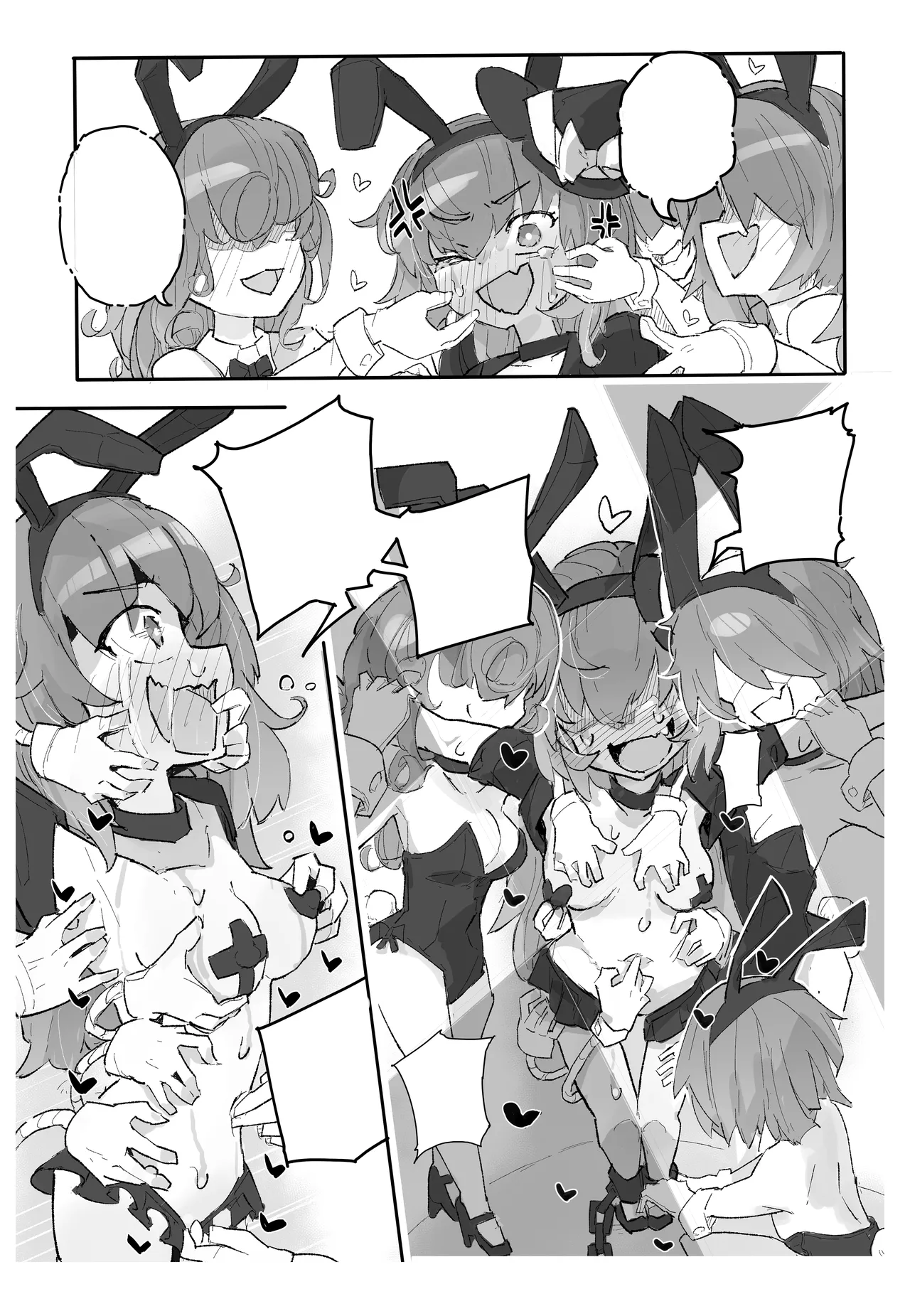 Majo to Kusuguri Majutsu Show page 17 original parody - bunny girl bondage hentai manga - read online free