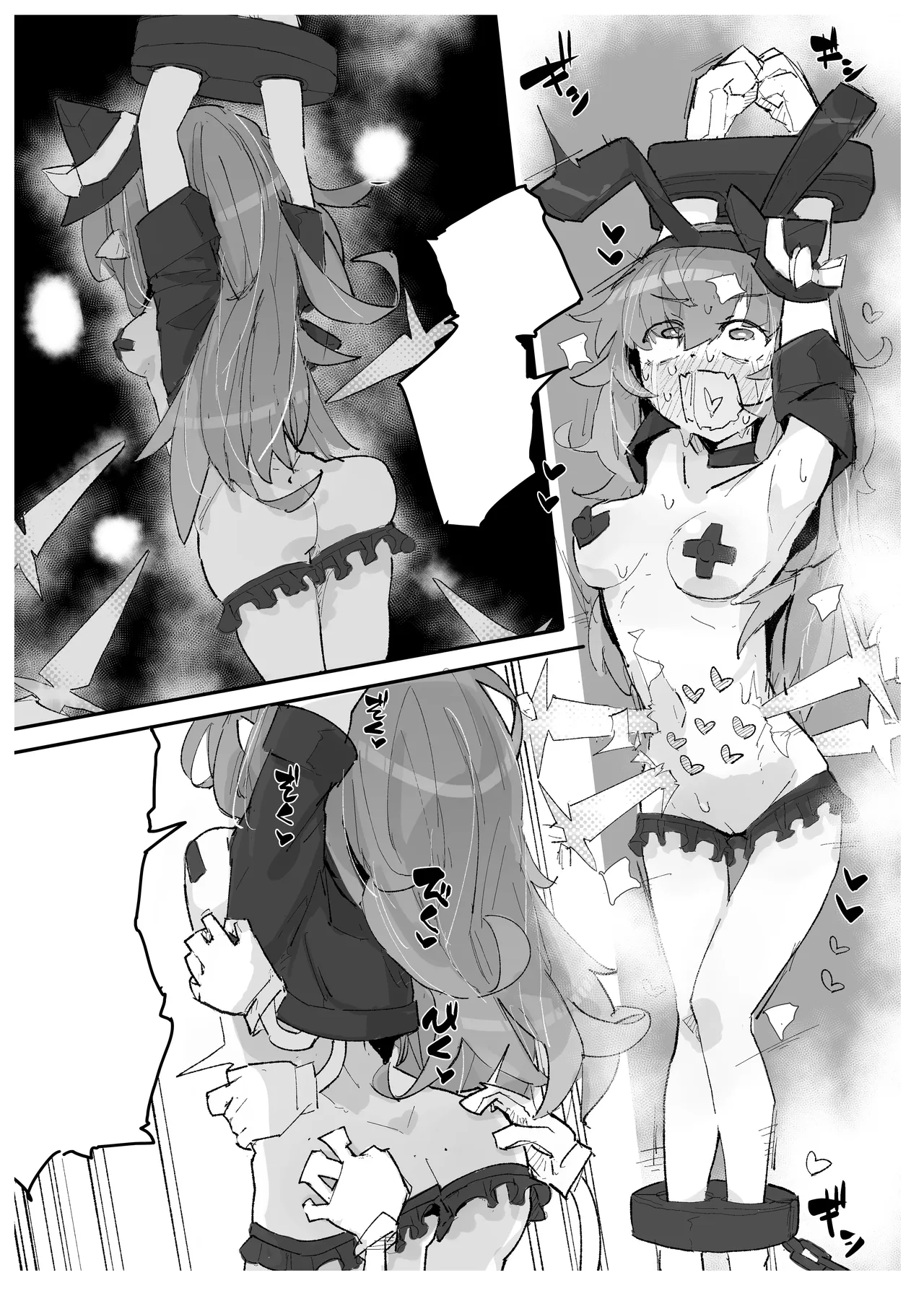 Majo to Kusuguri Majutsu Show page 23 original parody - bunny girl bondage hentai manga - read online free