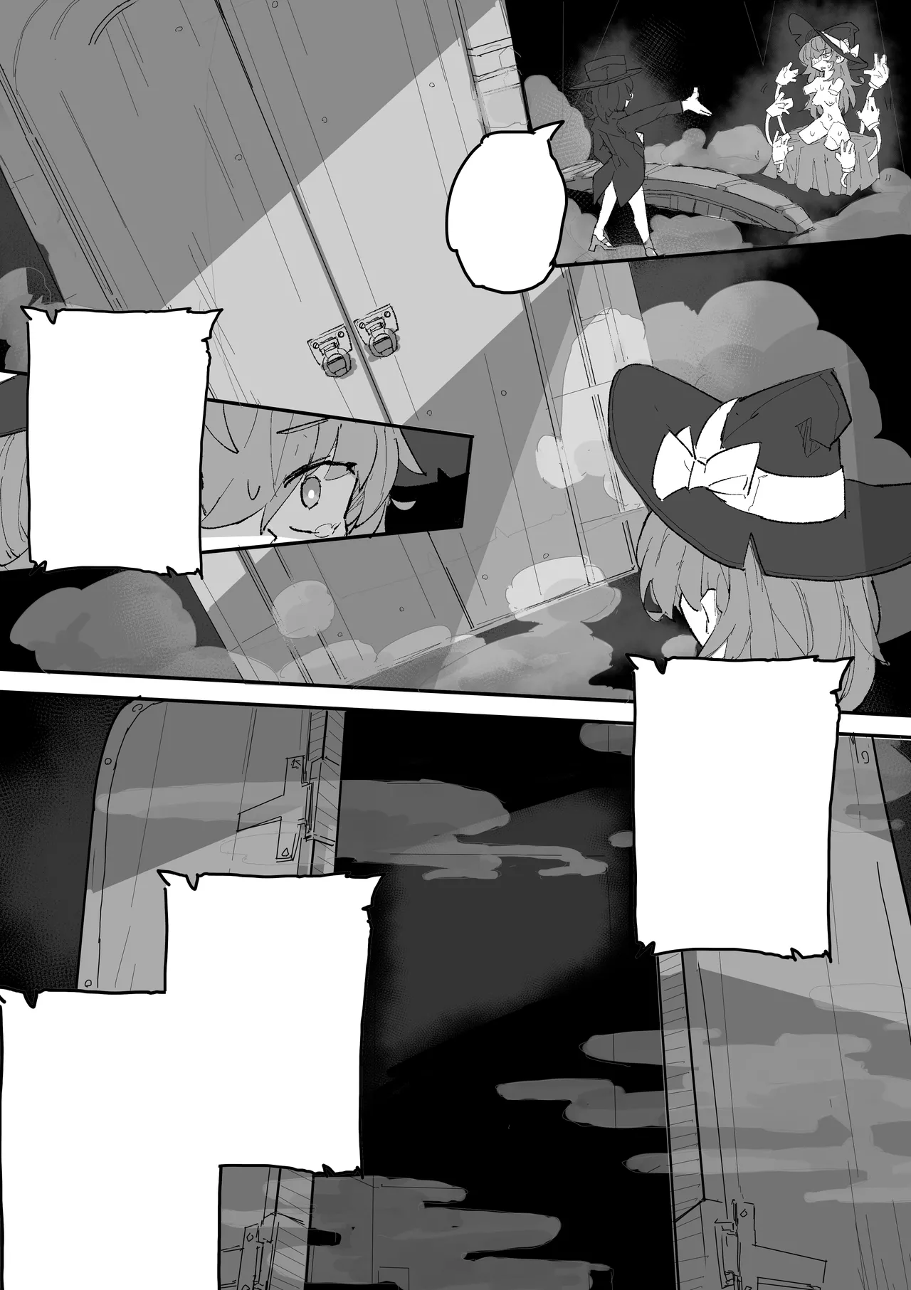 Majo to Kusuguri Majutsu Show page 39 original parody - bondage tickling hentai manga - read online free