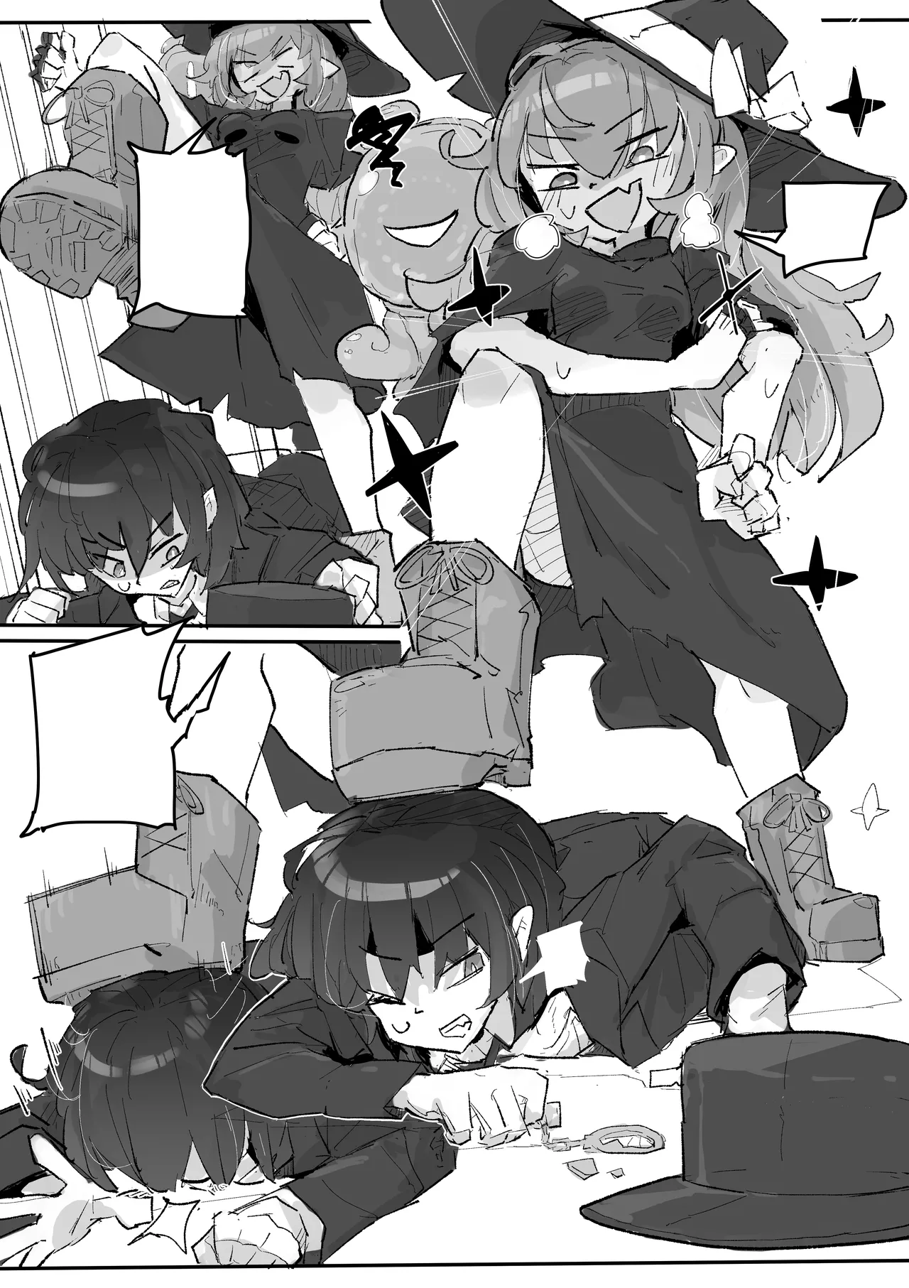 Majo to Kusuguri Majutsu Show page 43 original parody - bunny girl bondage hentai manga - read online free