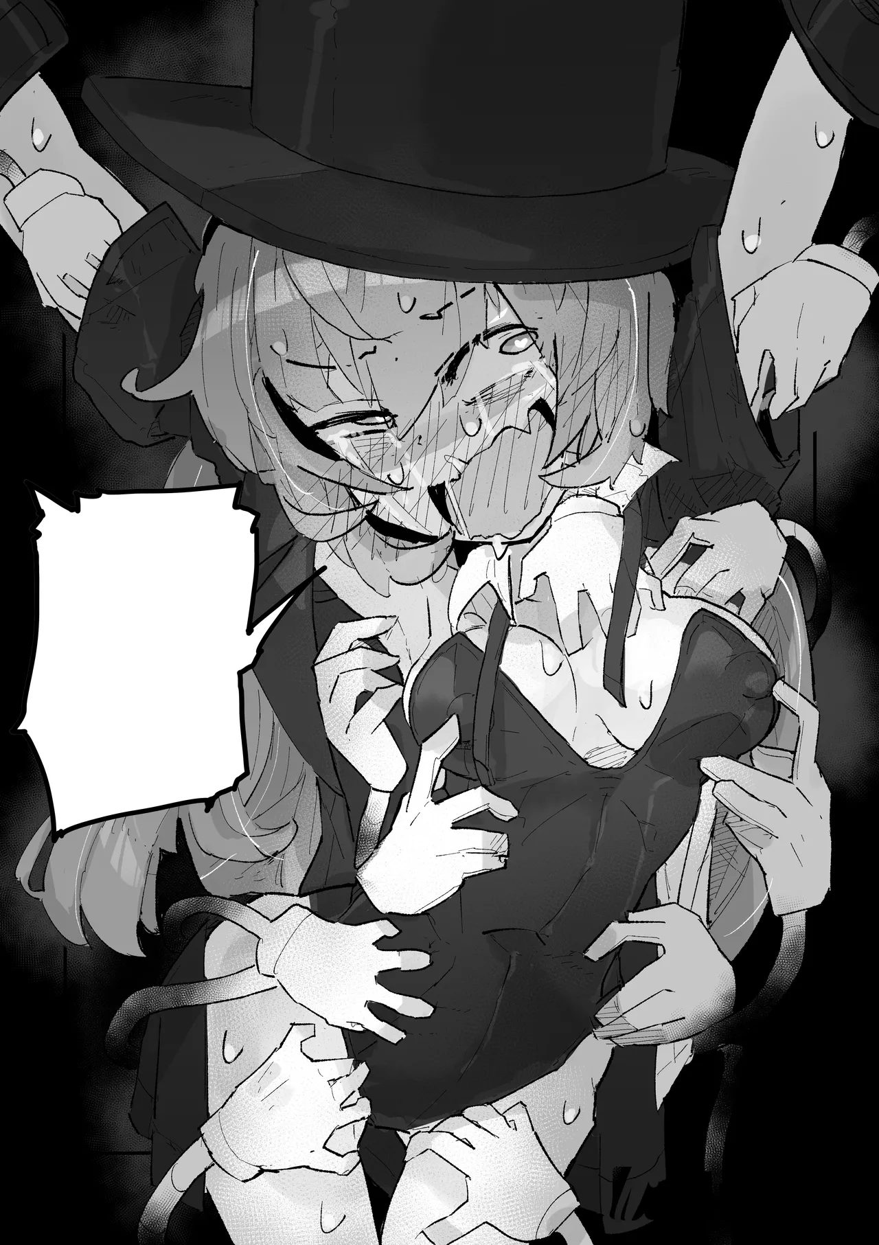 Majo to Kusuguri Majutsu Show page 49 original parody - bunny girl bondage hentai manga - read online free