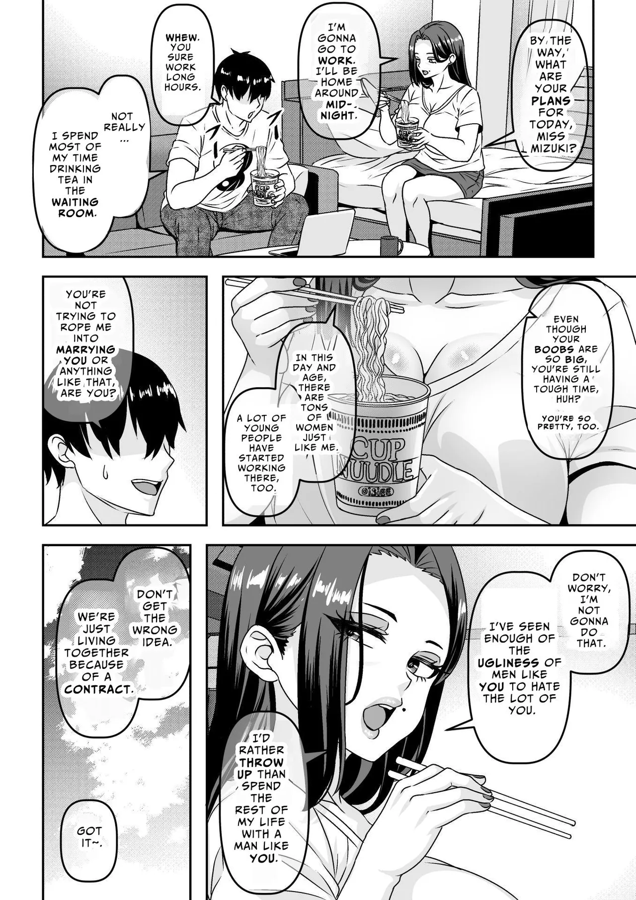 [Waribashi Kouka] Ore ga Seigou na no o Shirazu ni Tsuki Ichi Man de Yarihoudai no Subscription Keiyaku o Musun de shimatta Funinki Fuuzokujou Oba-san | Unpopular Prostitute Signs An All-I-Can-Fuck Monthly Subscription Not Knowing I'm A Total Horndog [English] [Reforged] page 33 original parody - squirting milf hentai manga - read online free