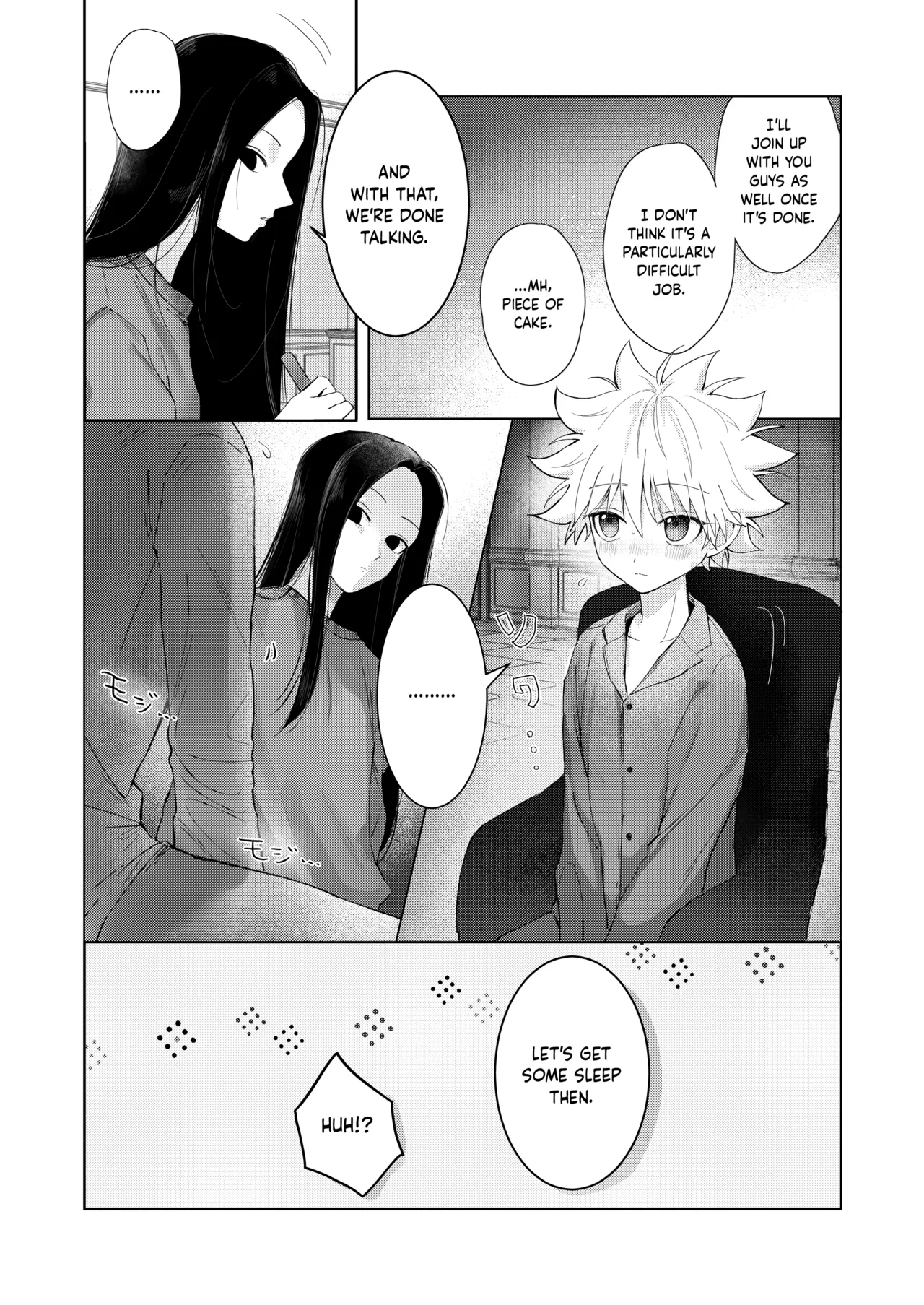 Page 5 of [Usagijima (Chiso)] Oyasumi no Ato ni | After Saying Good Night (Hunter x Hunter) [English] {Chin²} [Digital]