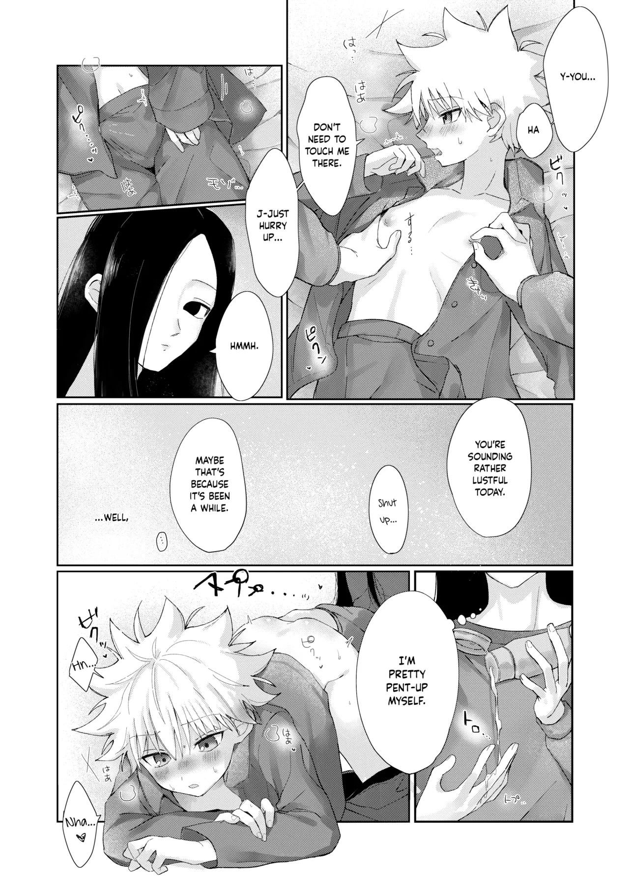 Page 9 of [Usagijima (Chiso)] Oyasumi no Ato ni | After Saying Good Night (Hunter x Hunter) [English] {Chin²} [Digital]