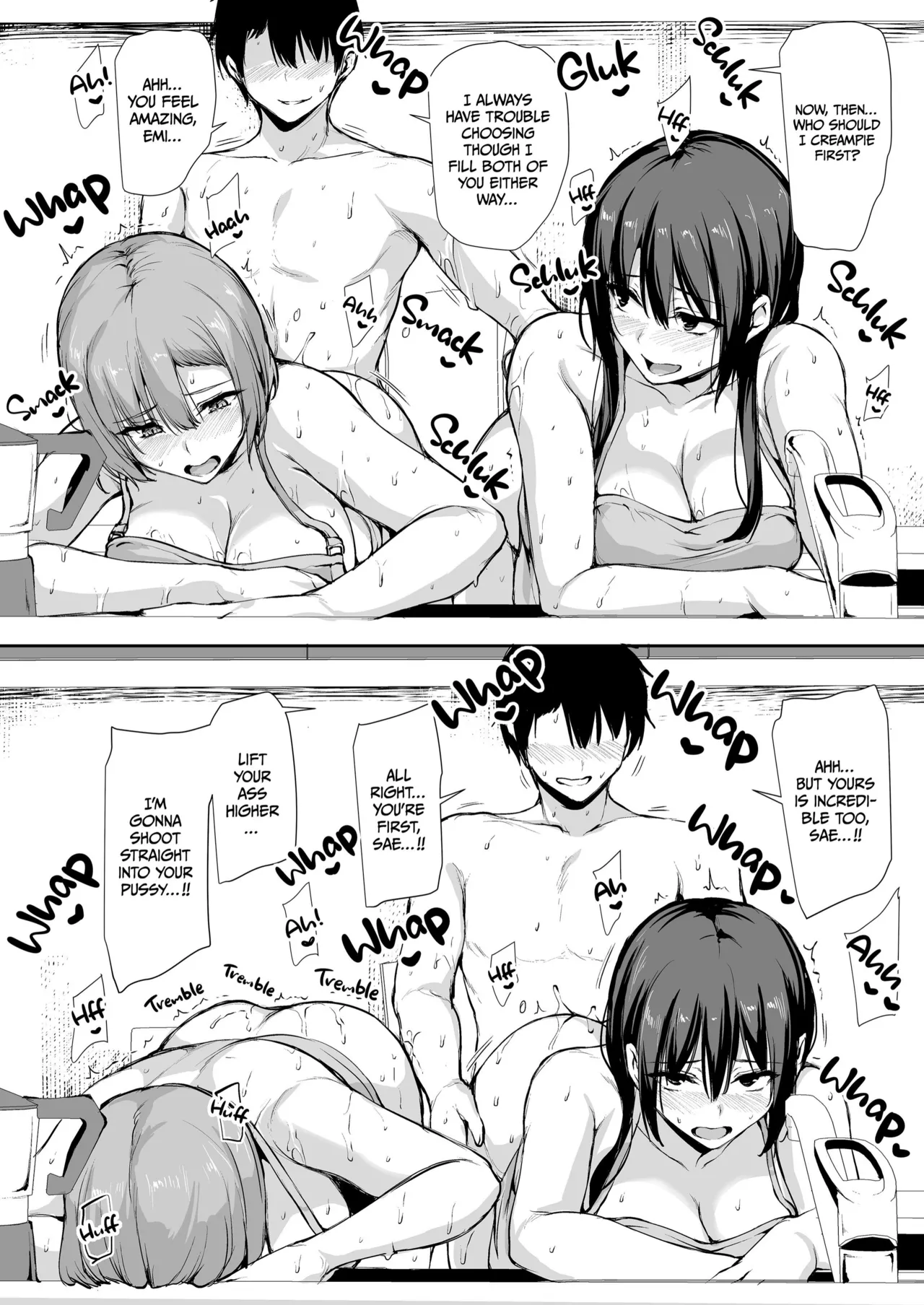 Kyonyuu Ga Futariinai To Bokkishinai Otto No Tame Ni Tomodachi O Tsuretekita Tsuma Chapter 1-3 page 171 - business suit sweating hentai manga - read online free