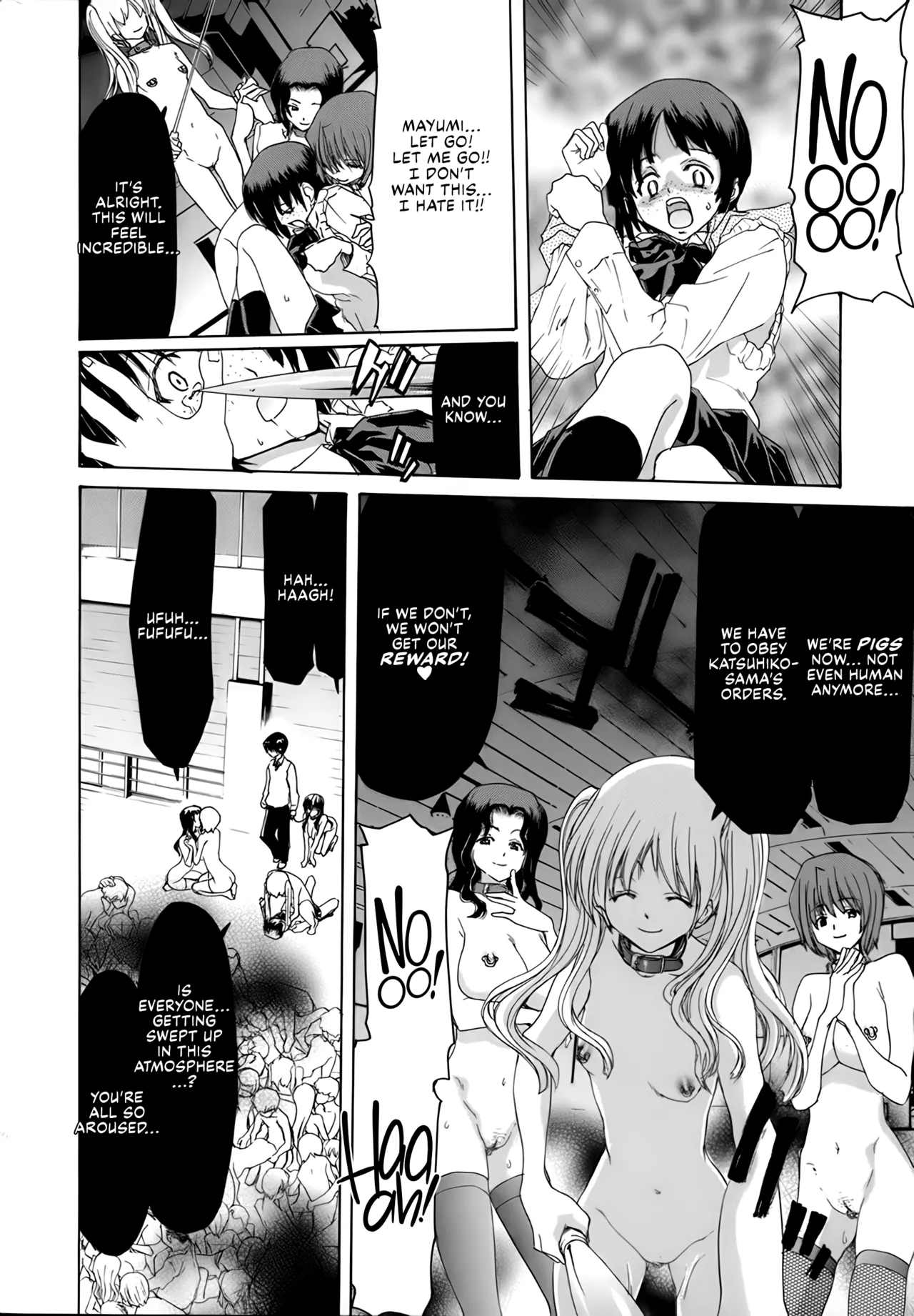 Rakuin Gakuen page 197 - blindfold stockings hentai manga - read online free
