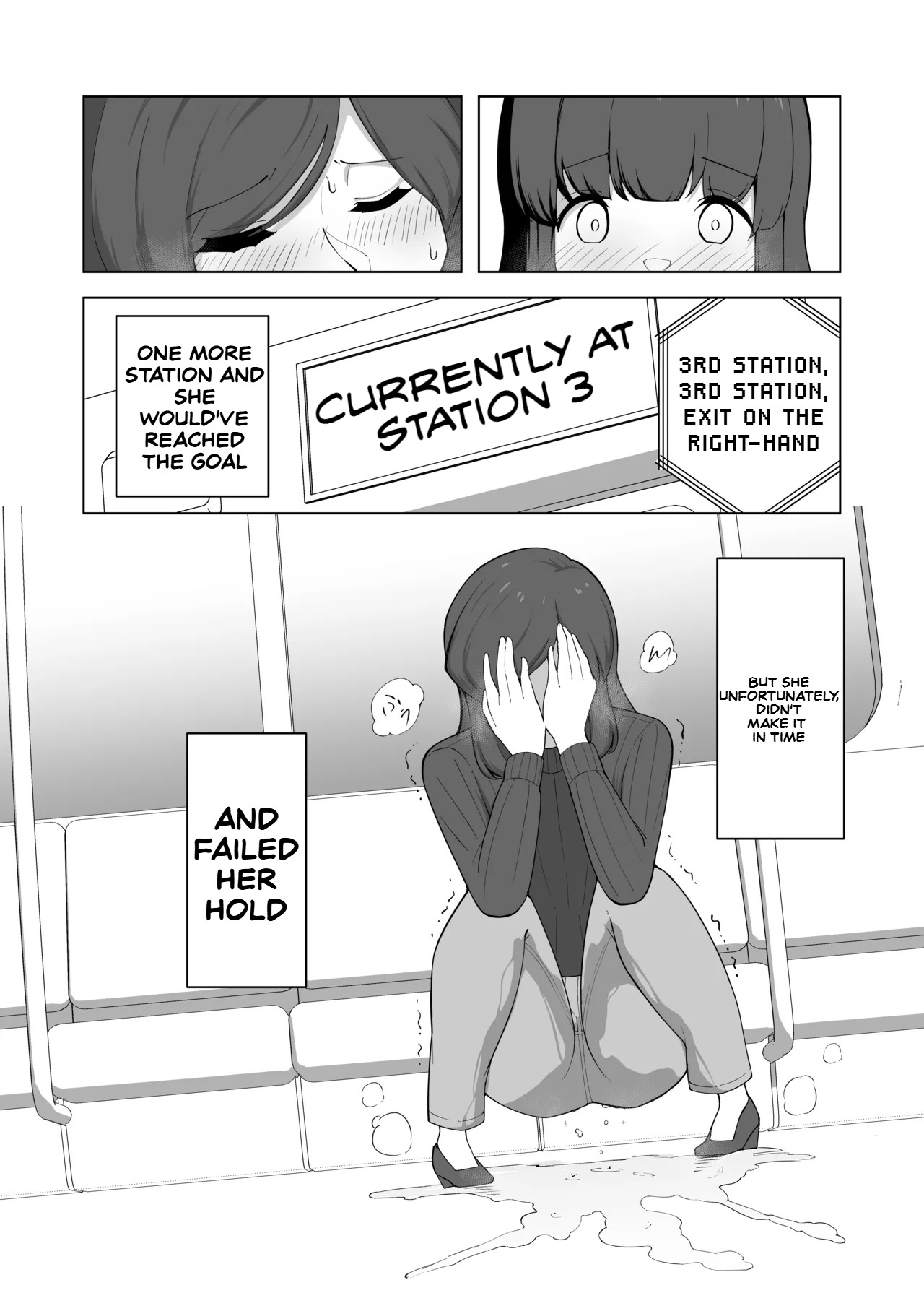 Gaman Ressha ni Nottemita! page 24 original parody - females only schoolgirl uniform hentai manga - read online free