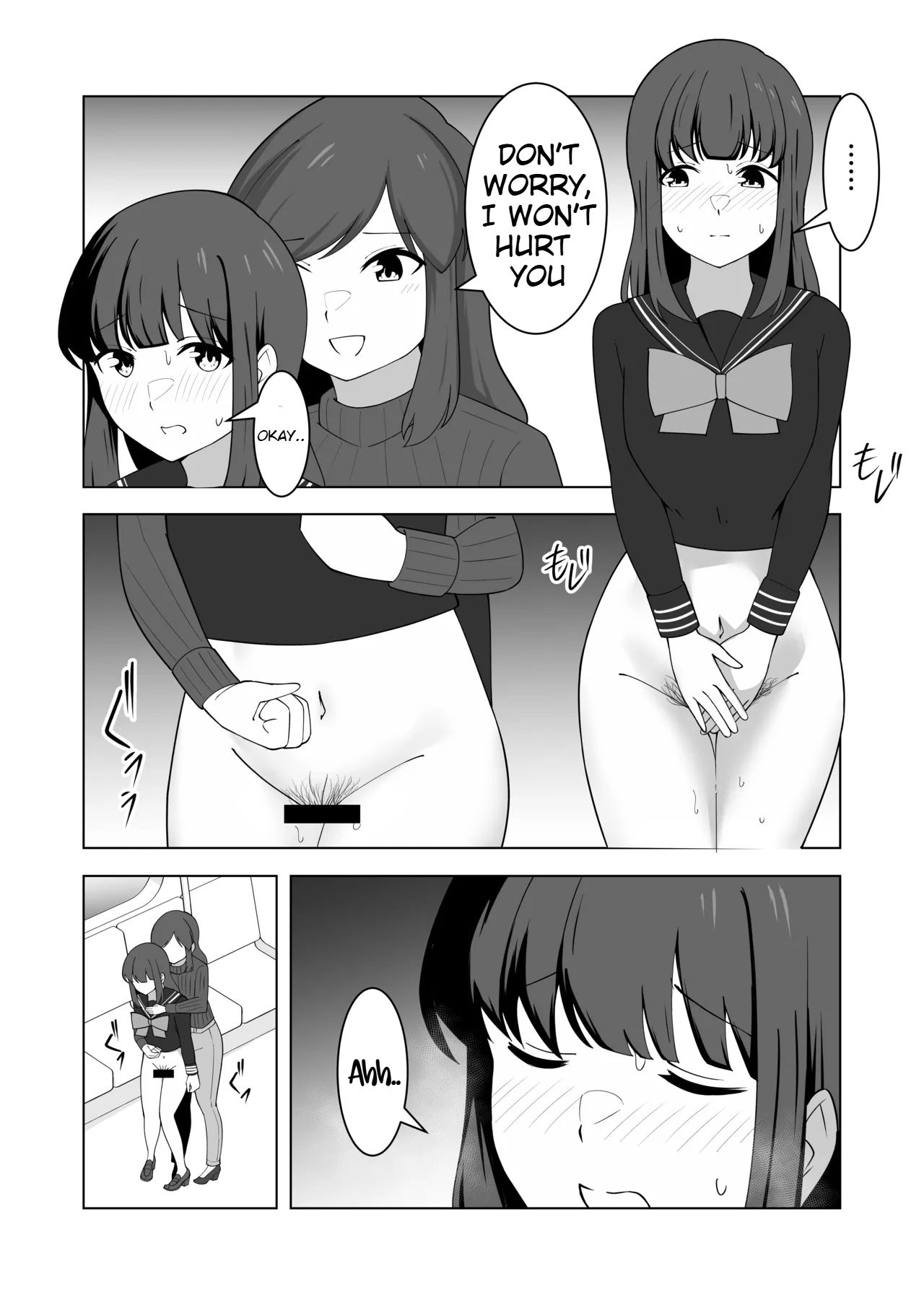Gaman Ressha ni Nottemita! page 66 original parody - females only schoolgirl uniform hentai manga - read online free