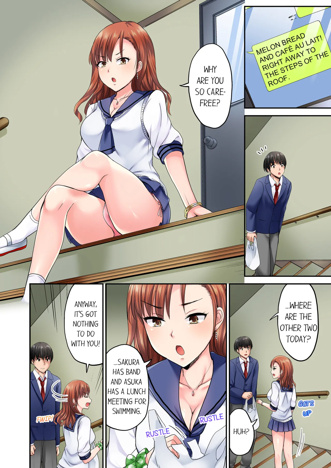 Pashiri no Shita Teku, Yabaitte... ~ Ebi Sori Iki Suru Namaiki Gyaru | Bullied Boy's Tongue Revenge Vol.1-4 page 11 - kissing virginity hentai manga - read online free