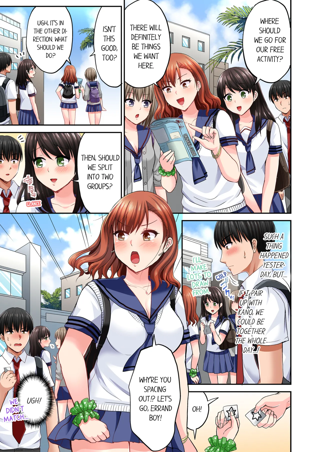 Pashiri no Shita Teku, Yabaitte... ~ Ebi Sori Iki Suru Namaiki Gyaru | Bullied Boy's Tongue Revenge Vol.1-4 page 123 - sole male full color hentai manga - read online free