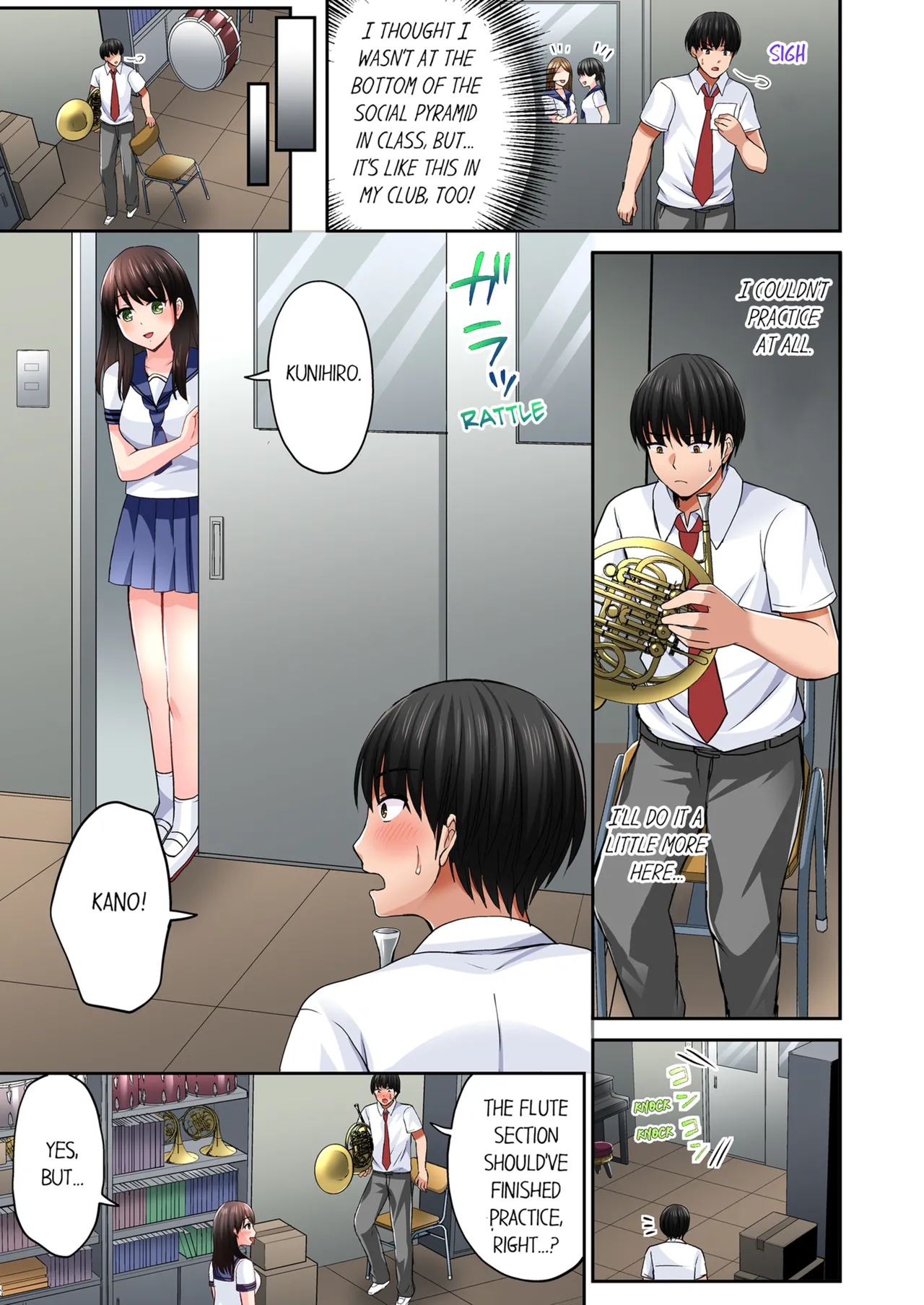 Pashiri no Shita Teku, Yabaitte... ~ Ebi Sori Iki Suru Namaiki Gyaru | Bullied Boy's Tongue Revenge Vol.1-4 page 150 - sole male full color hentai manga - read online free