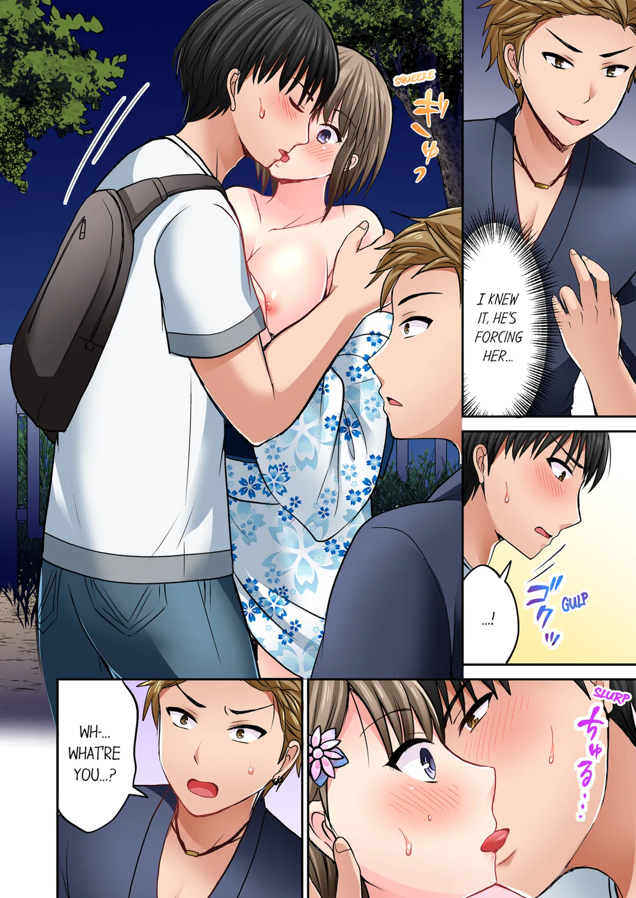 Pashiri no Shita Teku, Yabaitte... ~ Ebi Sori Iki Suru Namaiki Gyaru | Bullied Boy's Tongue Revenge Vol.1-4 page 274 - sole male full color hentai manga - read online free