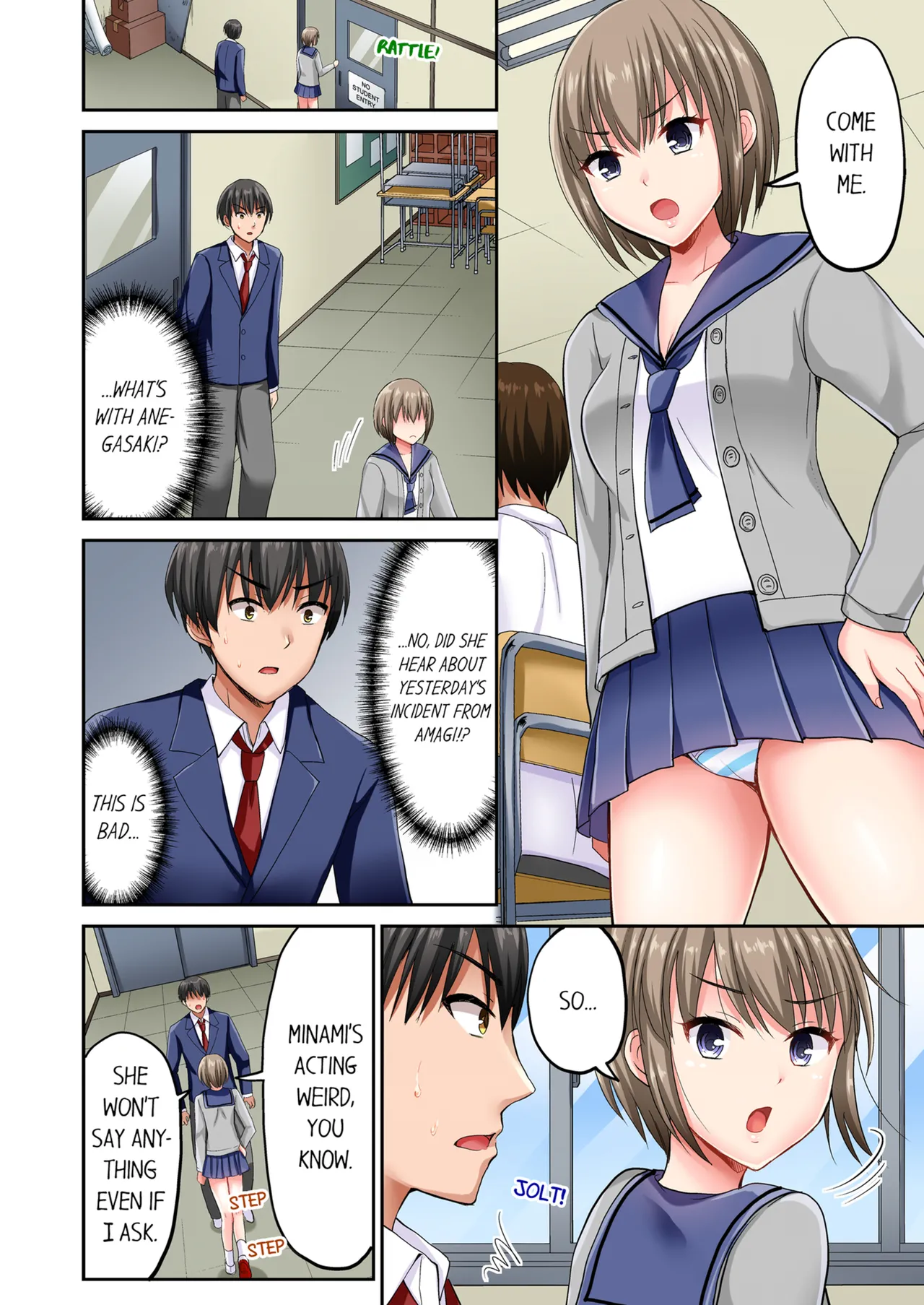 Pashiri no Shita Teku, Yabaitte... ~ Ebi Sori Iki Suru Namaiki Gyaru | Bullied Boy's Tongue Revenge Vol.1-4 page 29 - kissing virginity hentai manga - read online free