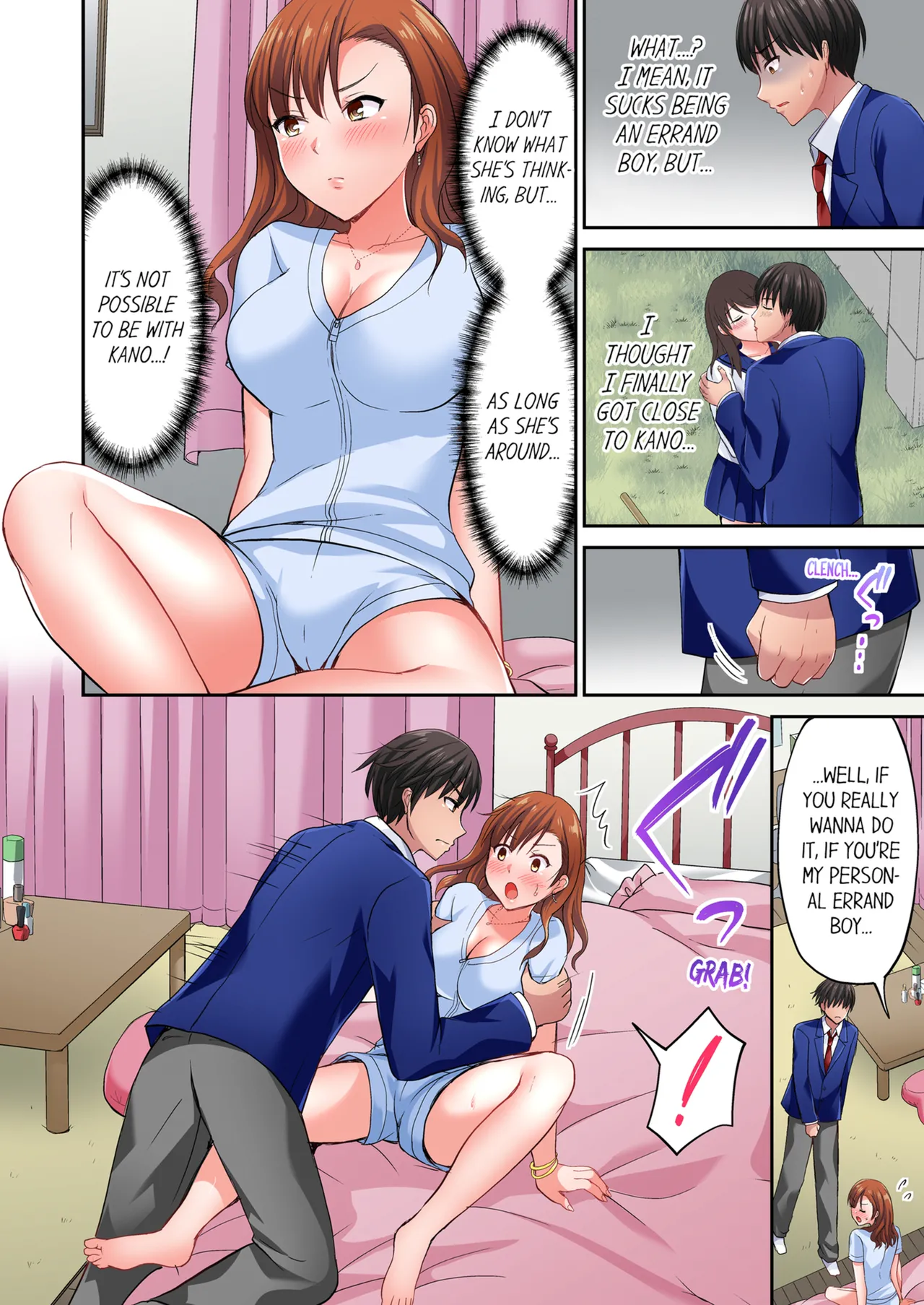 Pashiri no Shita Teku, Yabaitte... ~ Ebi Sori Iki Suru Namaiki Gyaru | Bullied Boy's Tongue Revenge Vol.1-4 page 61 - kissing virginity hentai manga - read online free