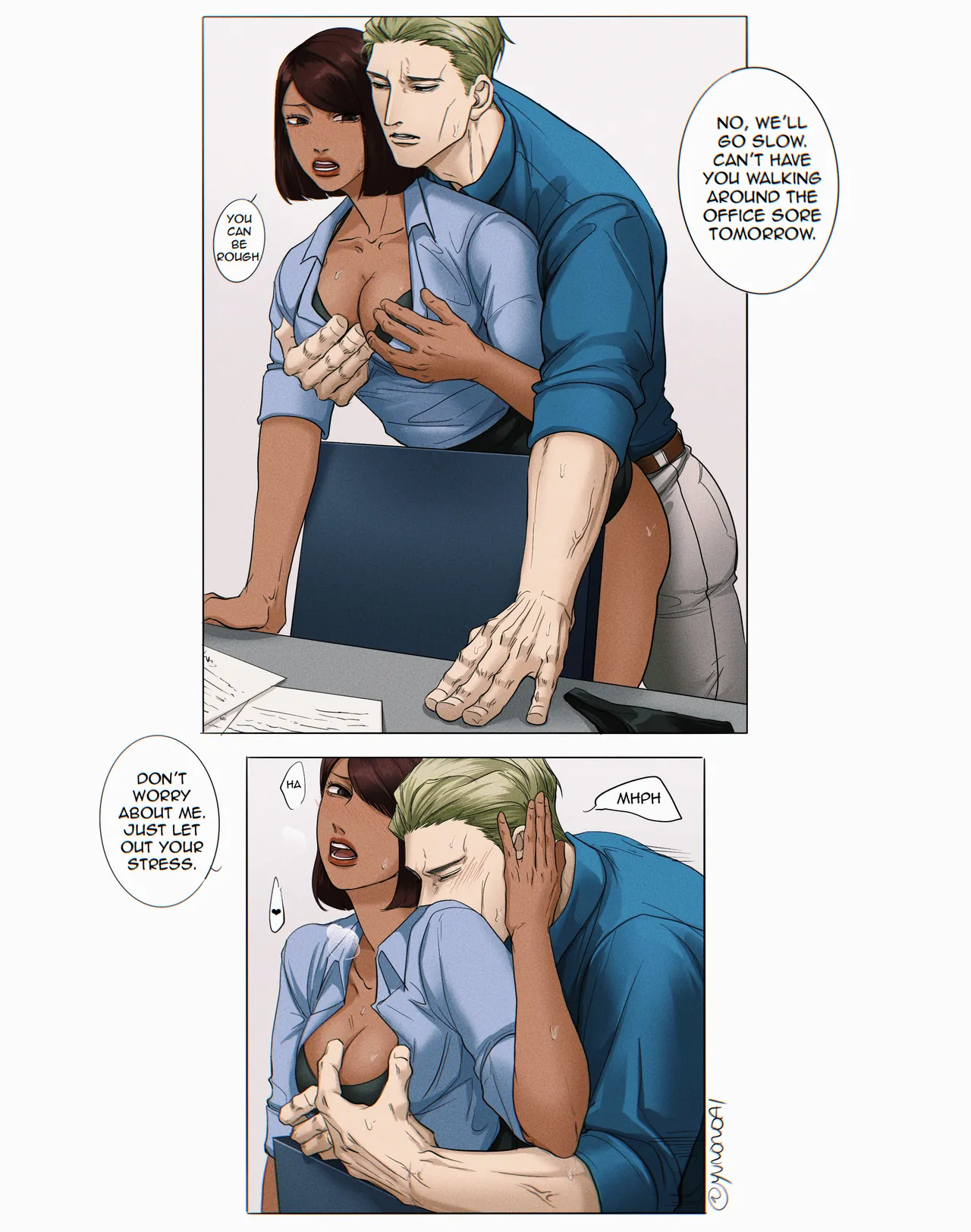 Nanami comic page 15 featuring kento nanami jujutsu kaisen parody - business suit cunnilingus hentai manga - read online free