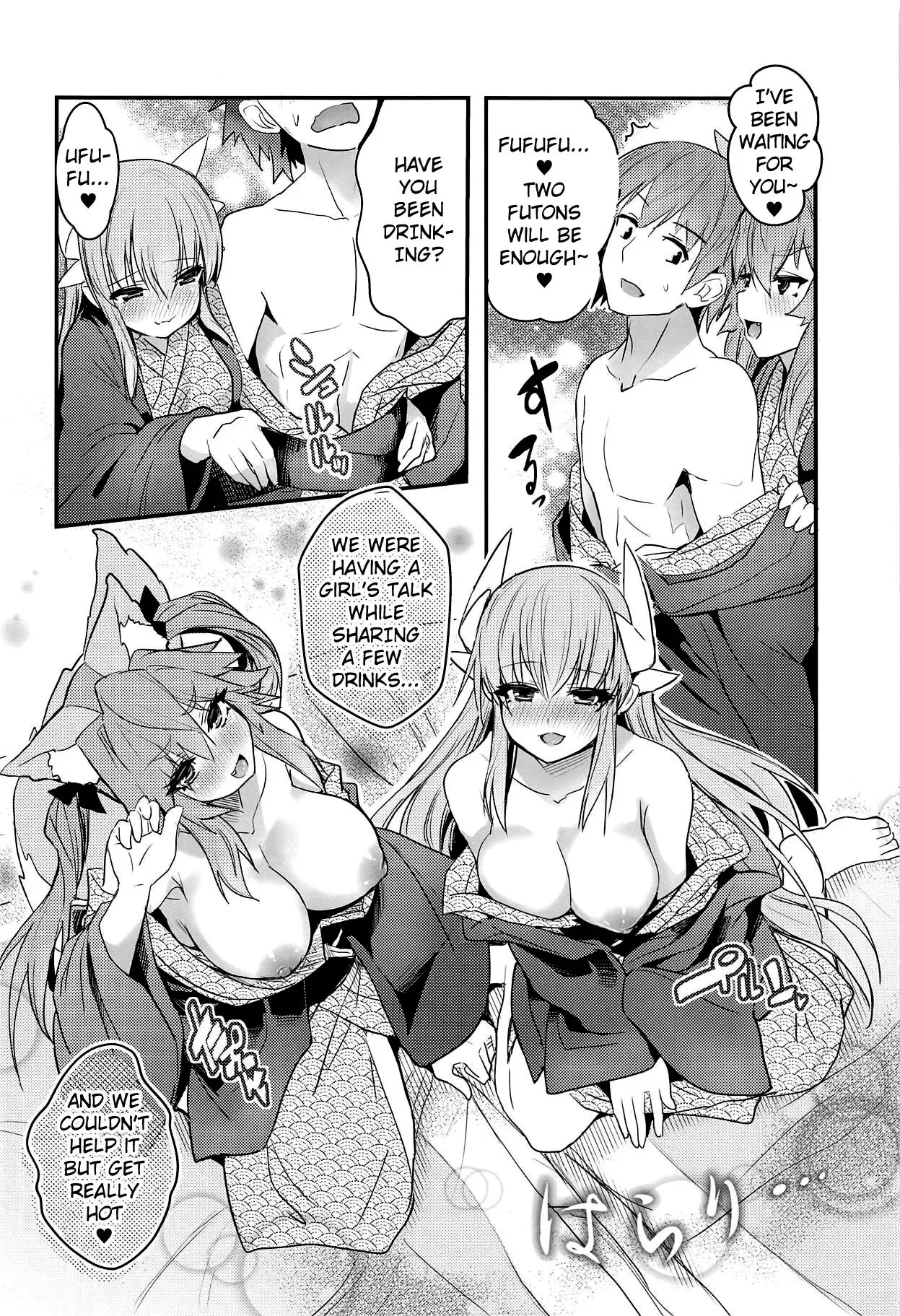 Onsen, Yukemuri, Bijo Zekkei page 9 featuring kiyohime fate grand order parody - uncensored hairy hentai manga - read online free