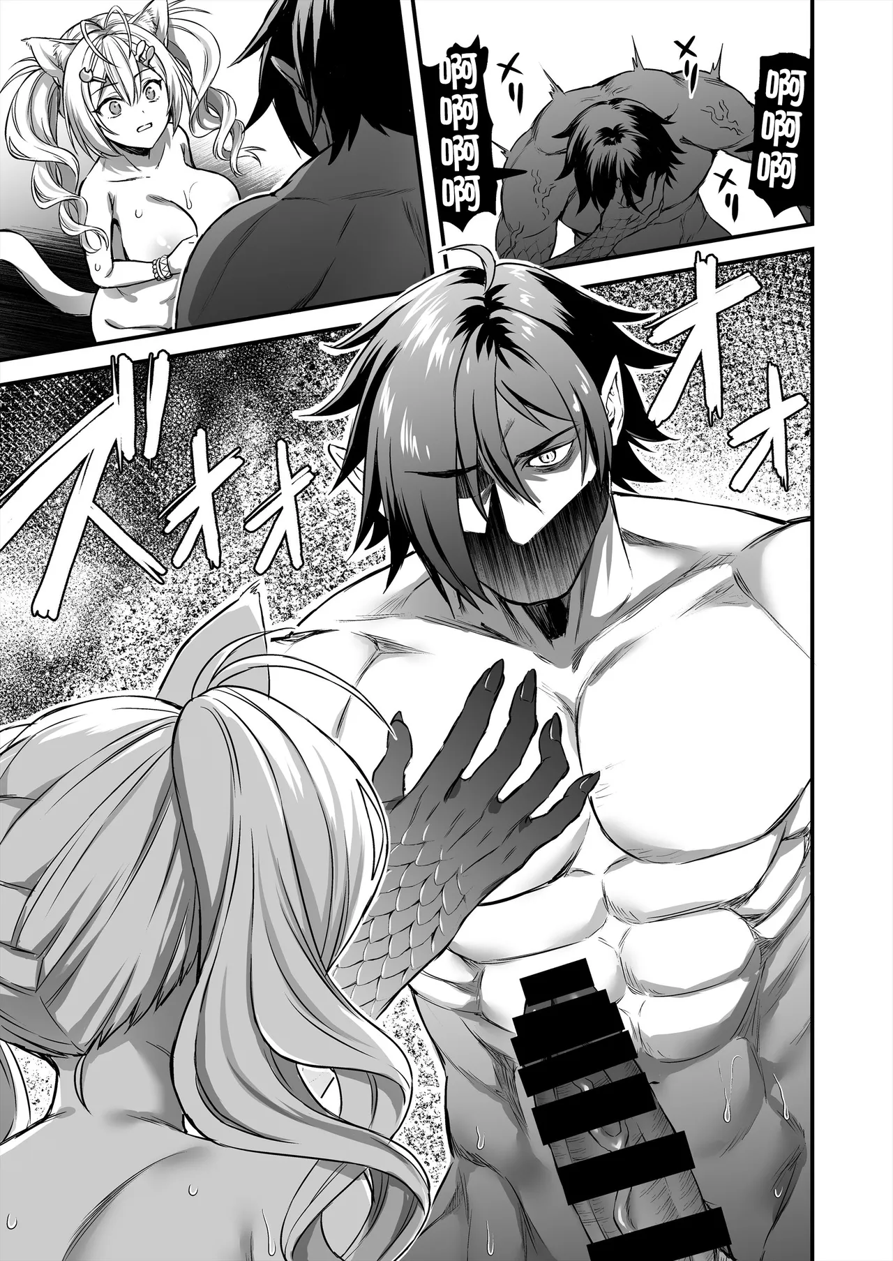 Mahou Gakuin no Ochikobore. 2 Nekomimi Shoujo no Himitsu o Nigitte Oppai o Nonde mita page 31 original parody - kissing big breasts hentai manga - read online free