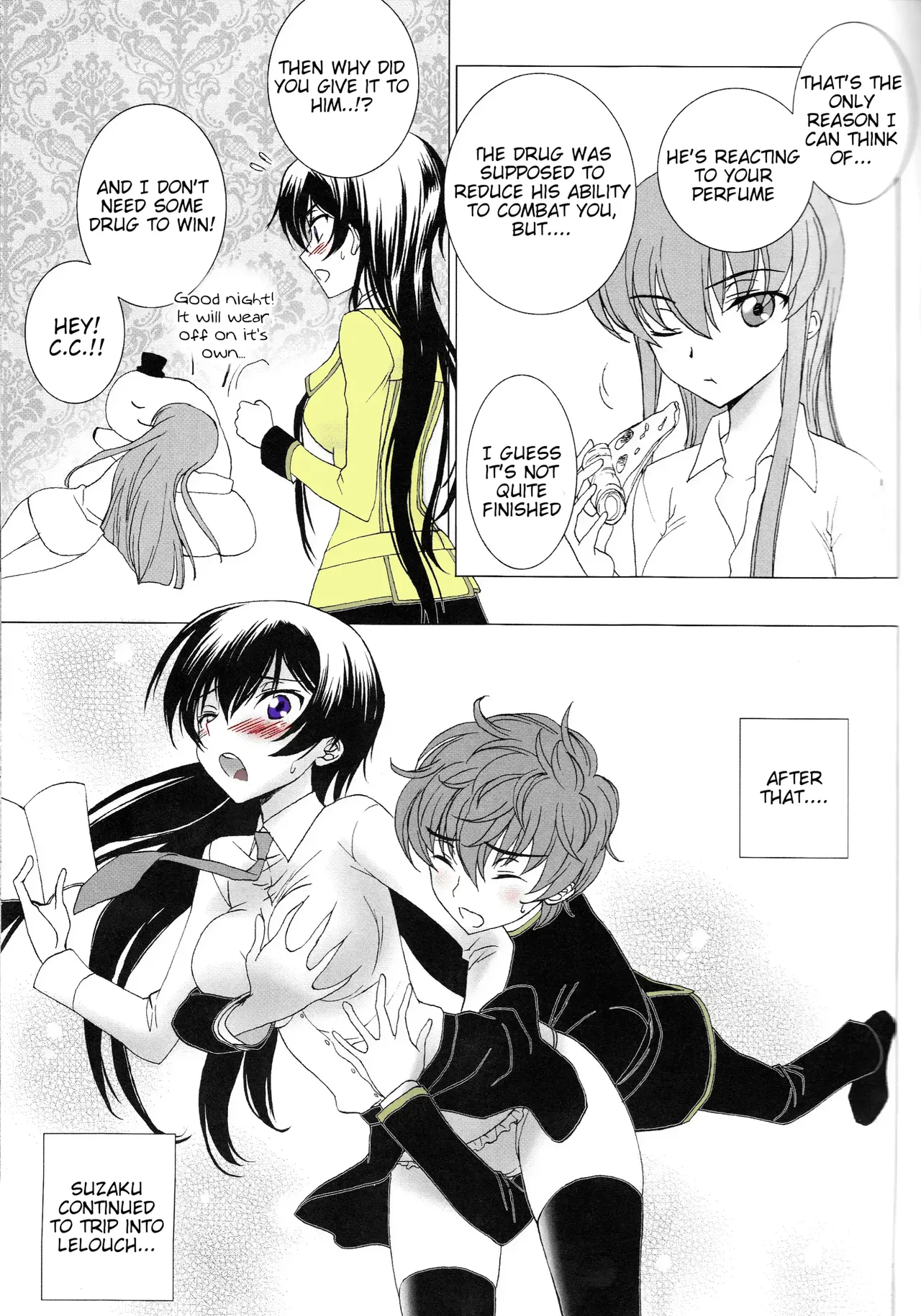 (SUPER21) [MAX&COOL. (Sawamura Kina)] Lucky Sukebe Miracle Drug (CODE GEASS: Lelouch of the Rebellion) [English] [Tigoris Translates]partial color page 18 featuring suzaku kururugi code geass parody - schoolgirl uniform transformation hentai manga - read online free