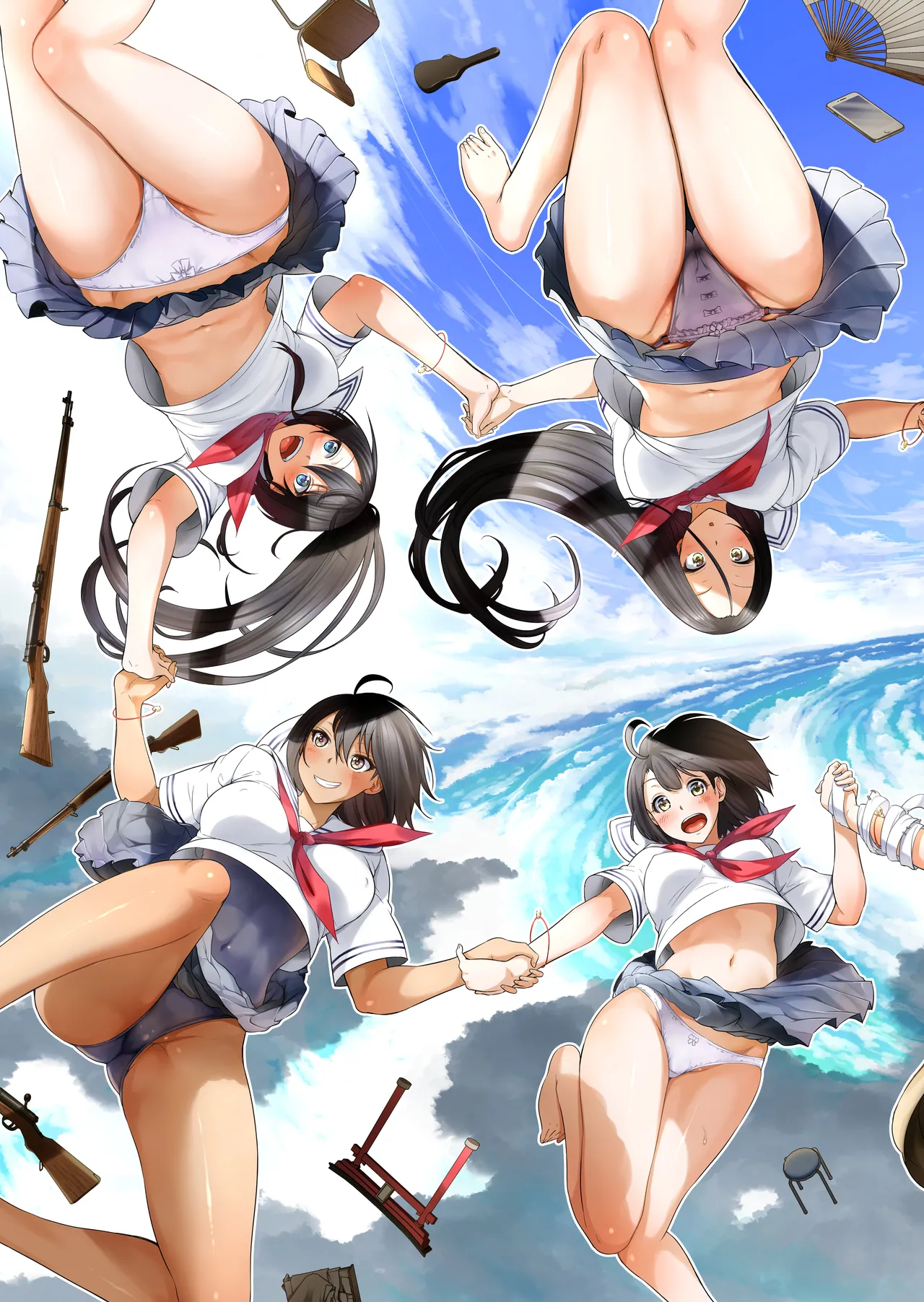 [Akatsuki Myuuto] Nanaka no Rakuen ~Inaka no Gakkou de Bishoujo Harem~ Soushuuhen Kouhen (Banka no Niwa) page 306 original parody - harem sole male hentai manga - read online free
