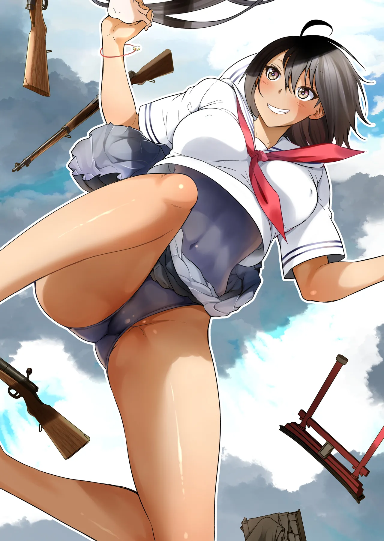 [Akatsuki Myuuto] Nanaka no Rakuen ~Inaka no Gakkou de Bishoujo Harem~ Soushuuhen Kouhen (Banka no Niwa) page 60 original parody - harem sole male hentai manga - read online free