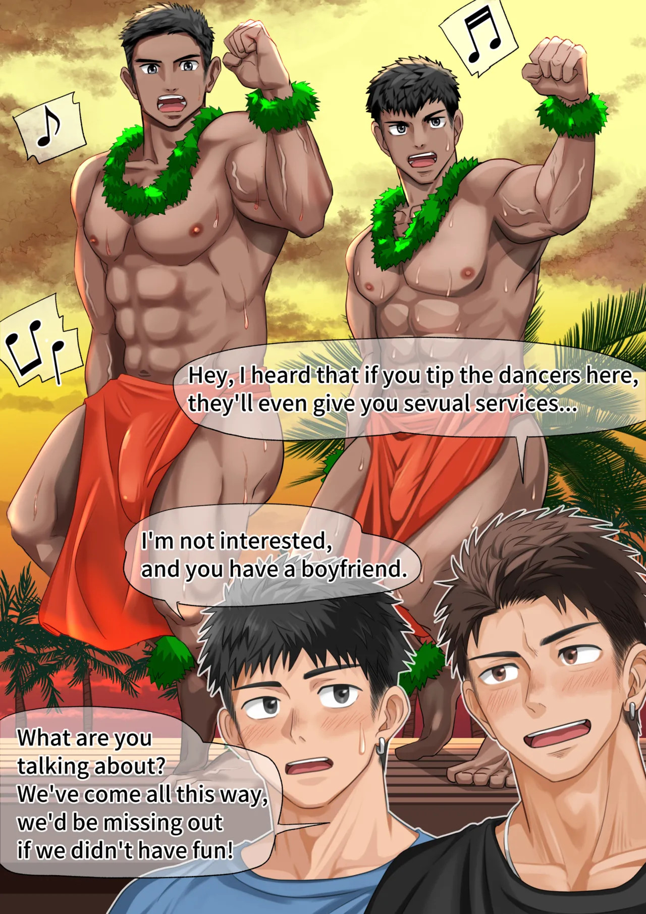 [motyaki] 南の島でお金を払うとSEXしてくれた話(10p.)【ENG】 (Pixiv Fanbox) - Page 12