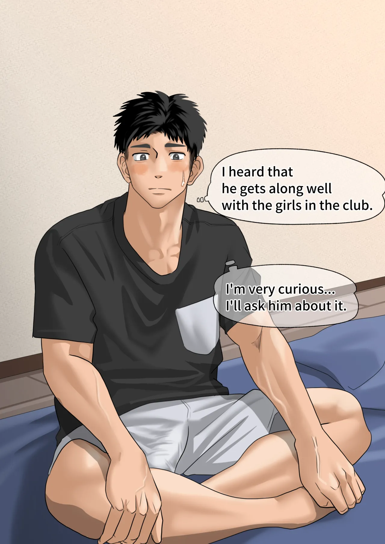 [motyaki] 片想いしてる友達が家に来た1(11p.)【ENG】 (Pixiv Fanbox) page 16 original parody - muscle yaoi hentai manga - read online free