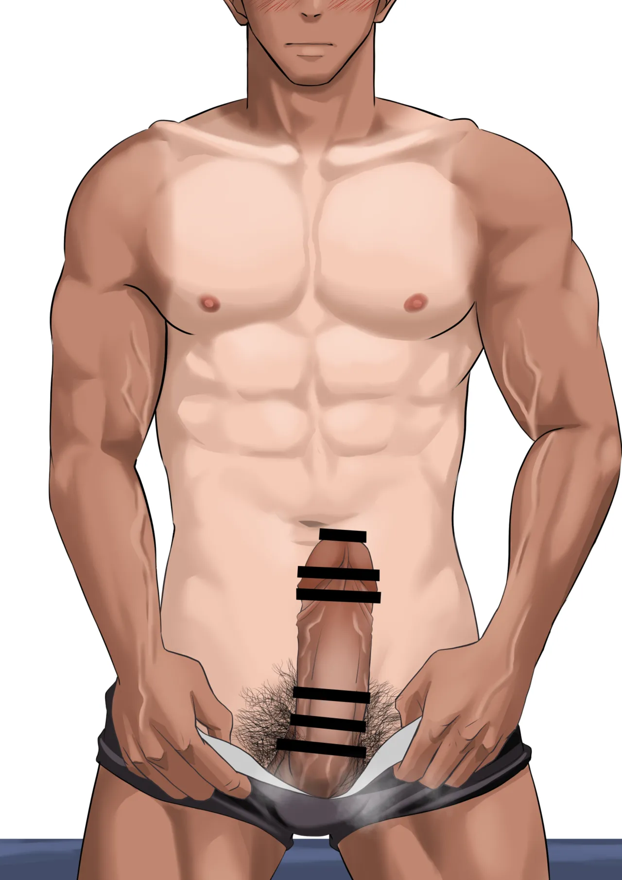 [motyaki] 片想いしてる友達が家に来た2(11p.)【ENG】 (Pixiv Fanbox) page 20 original parody - hairy muscle hentai manga - read online free