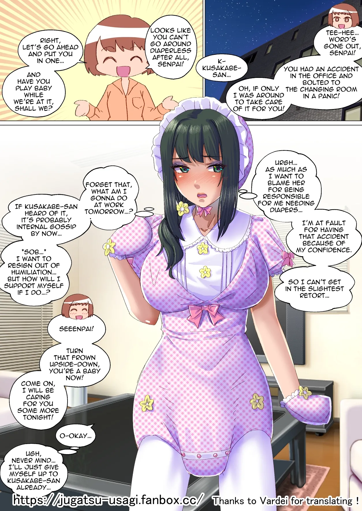 Kouhai no Iinari Baby | At Kouhai's Behest page 21 original parody - full color big breasts hentai manga - read online free