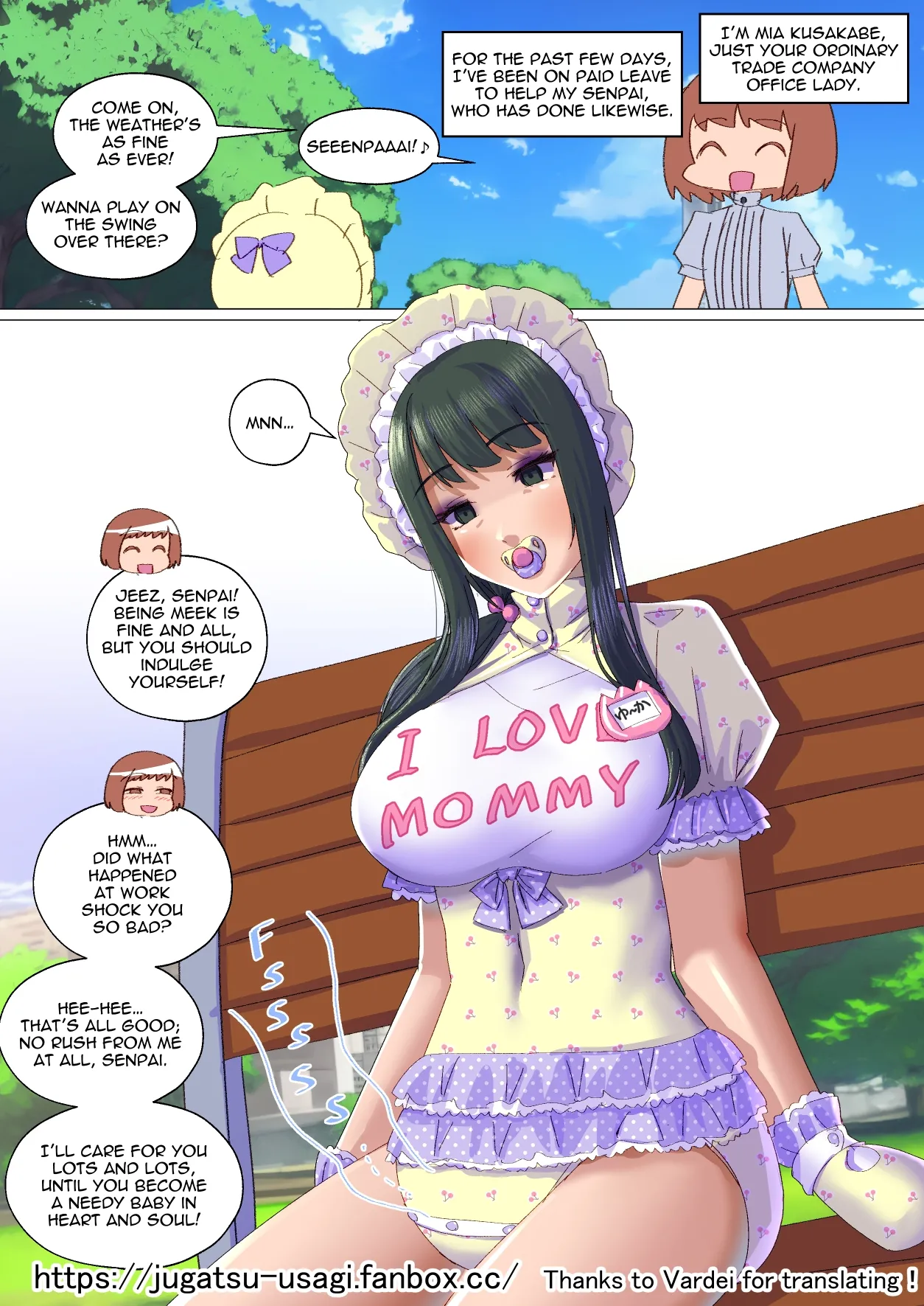 Kouhai no Iinari Baby | At Kouhai's Behest page 25 original parody - full color big breasts hentai manga - read online free