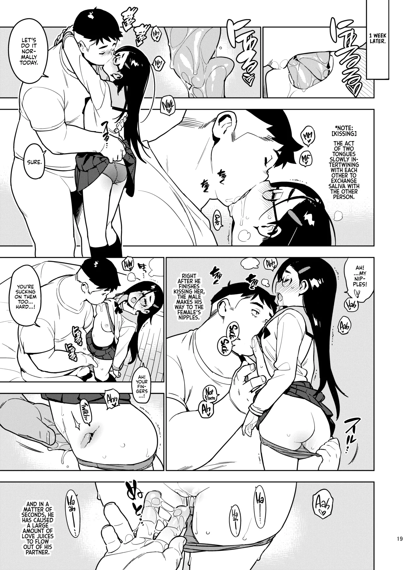 Saori page 18 original parody - kissing glasses hentai manga - read online free